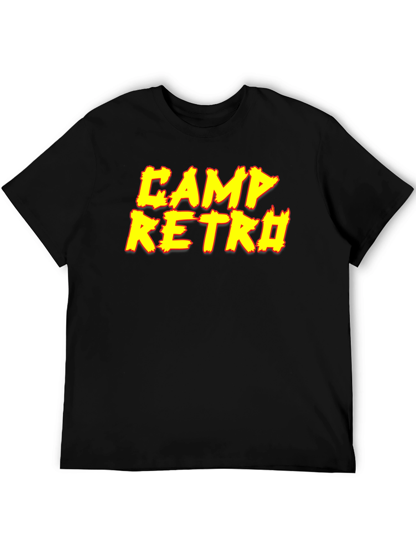 Camp Retro Graphic Tee - Black T-Shirt