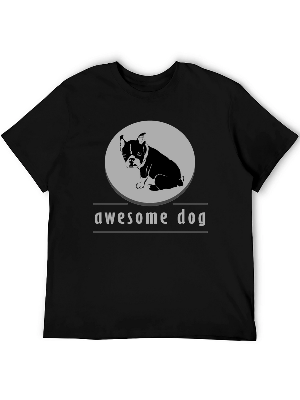 Awesome Dog Graphic Tee - Stylish Comfort