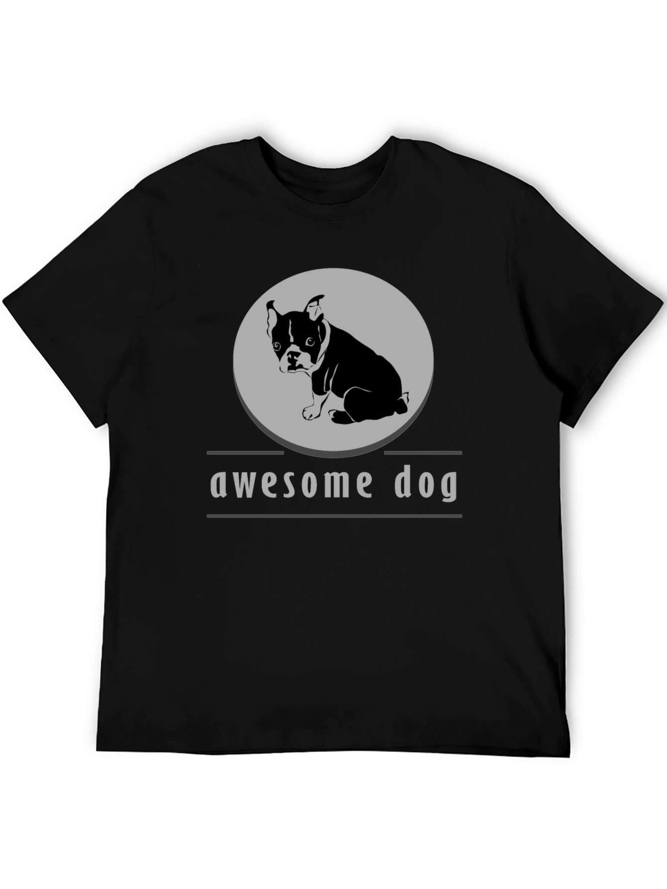Awesome Dog Graphic Tee - Stylish Comfort