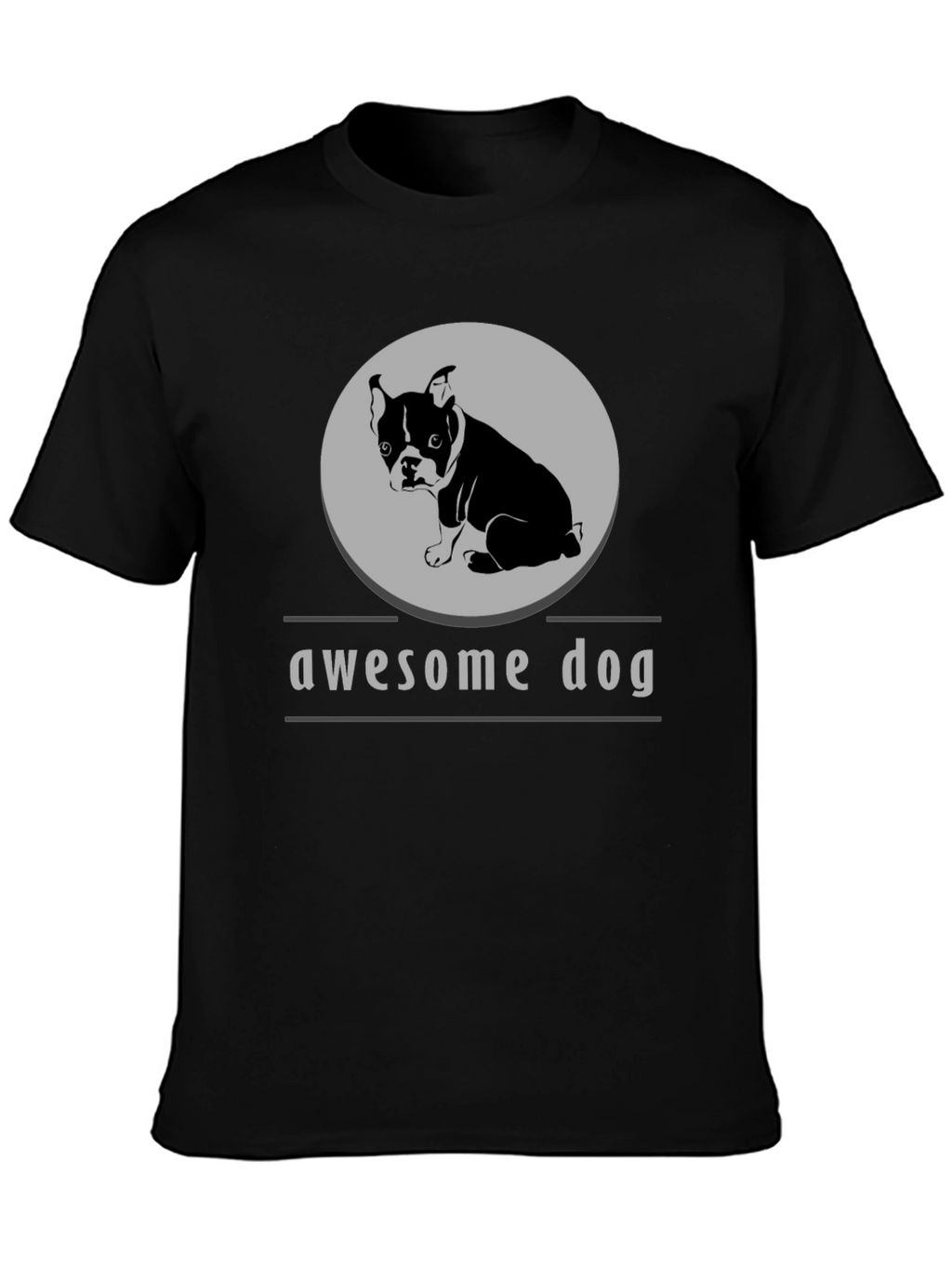 Awesome Dog Graphic Tee - Stylish Comfort