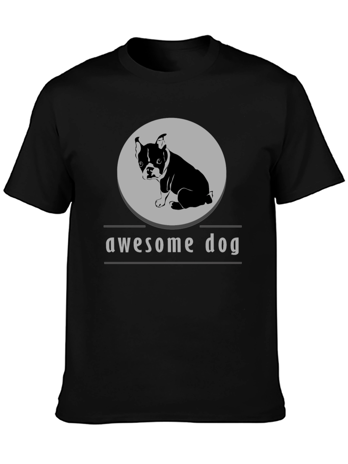 Awesome Dog Graphic Tee - Stylish Comfort