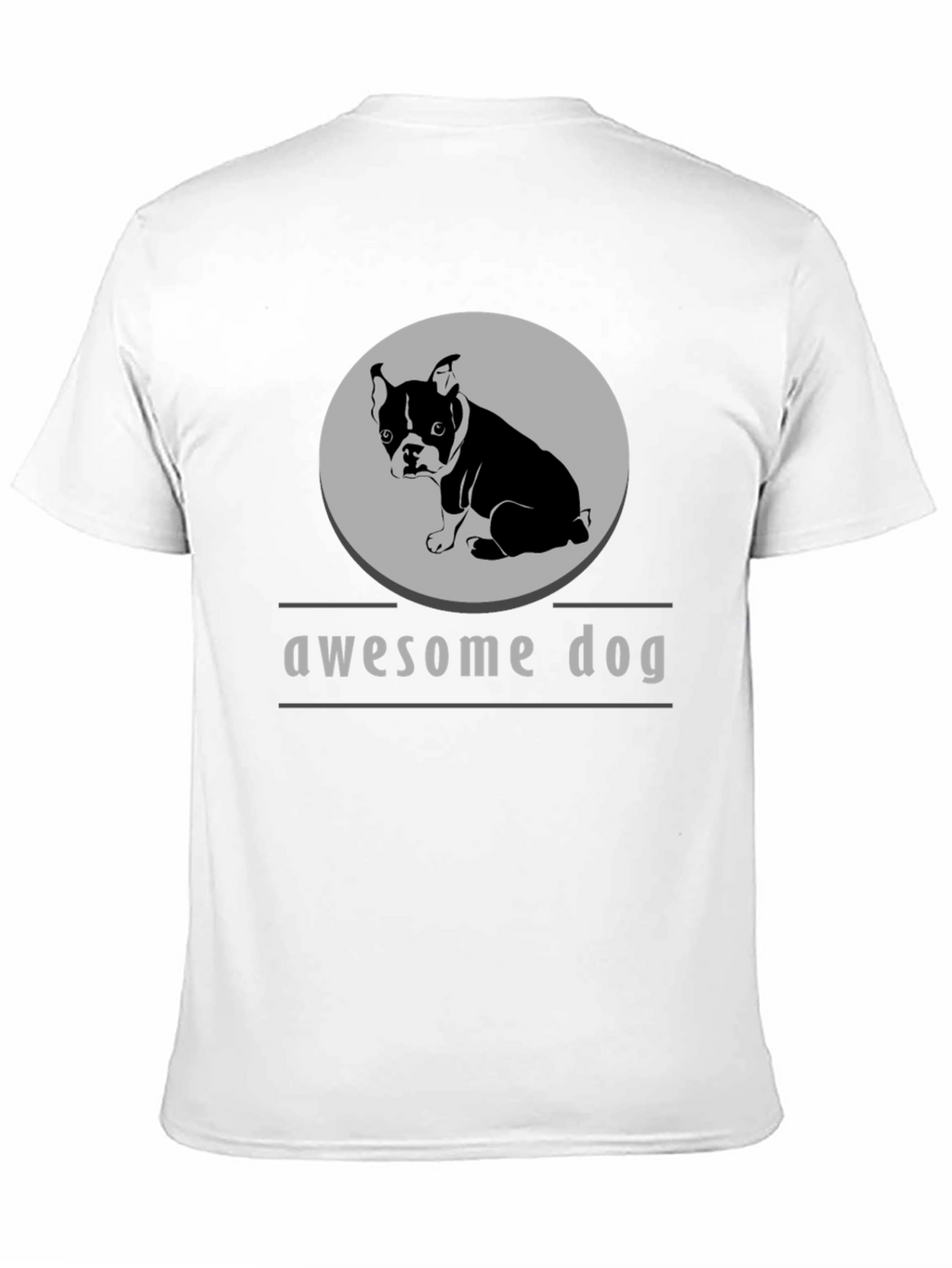 Awesome Dog Graphic Tee - Stylish Comfort