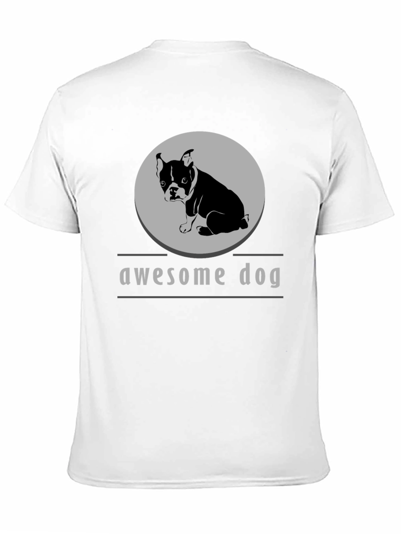 Awesome Dog Graphic Tee - Stylish Comfort