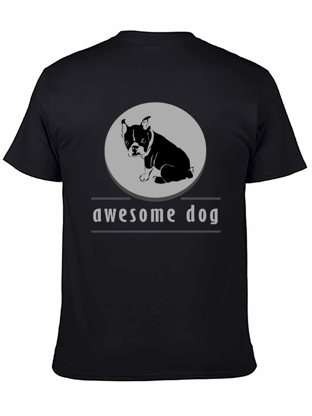 Awesome Dog Graphic Tee - Stylish Comfort