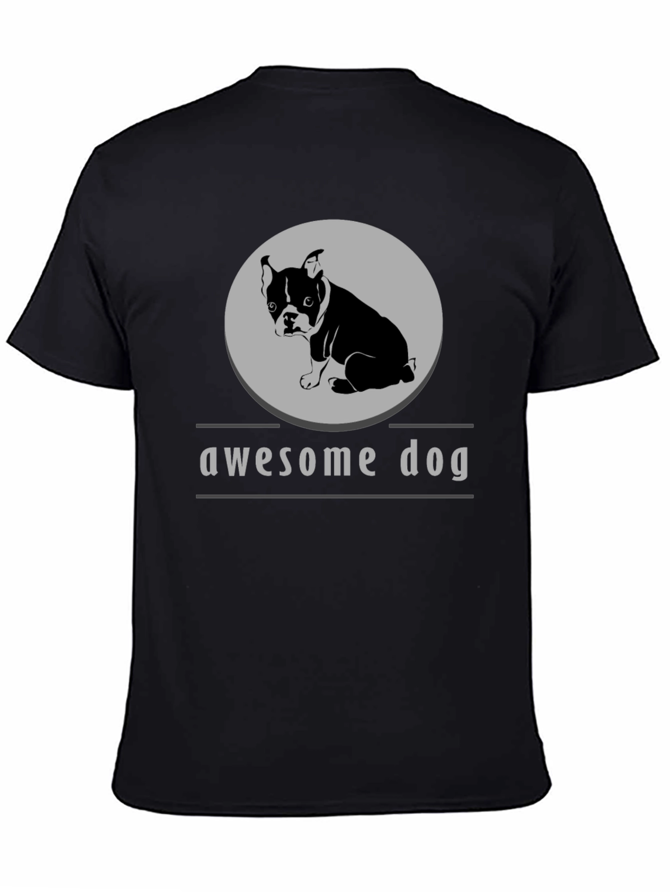 Awesome Dog Graphic Tee - Stylish Comfort