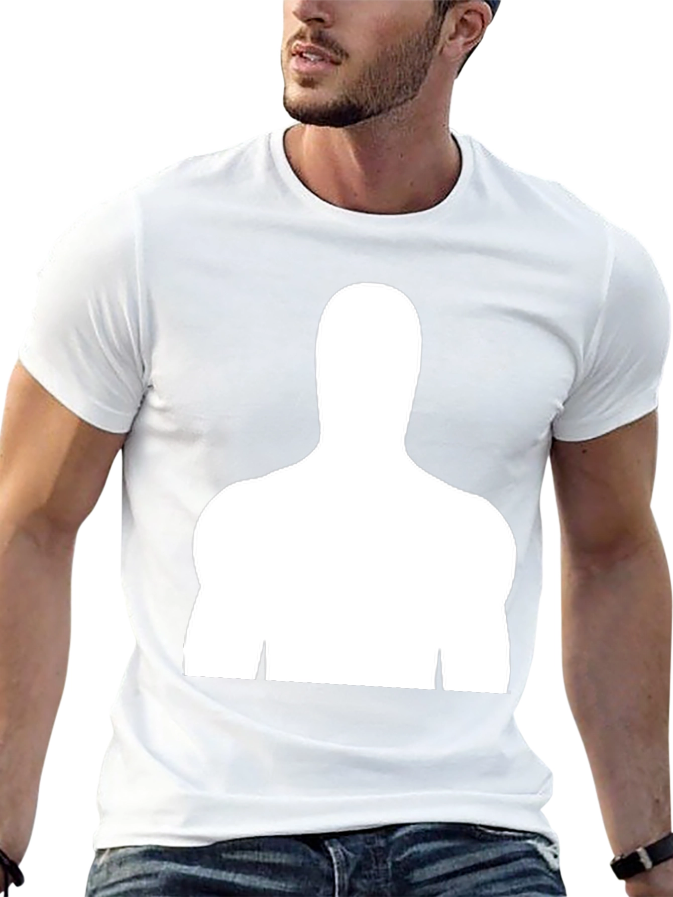 Silhouette Graphic Tee - Modern Design Casual Comfort