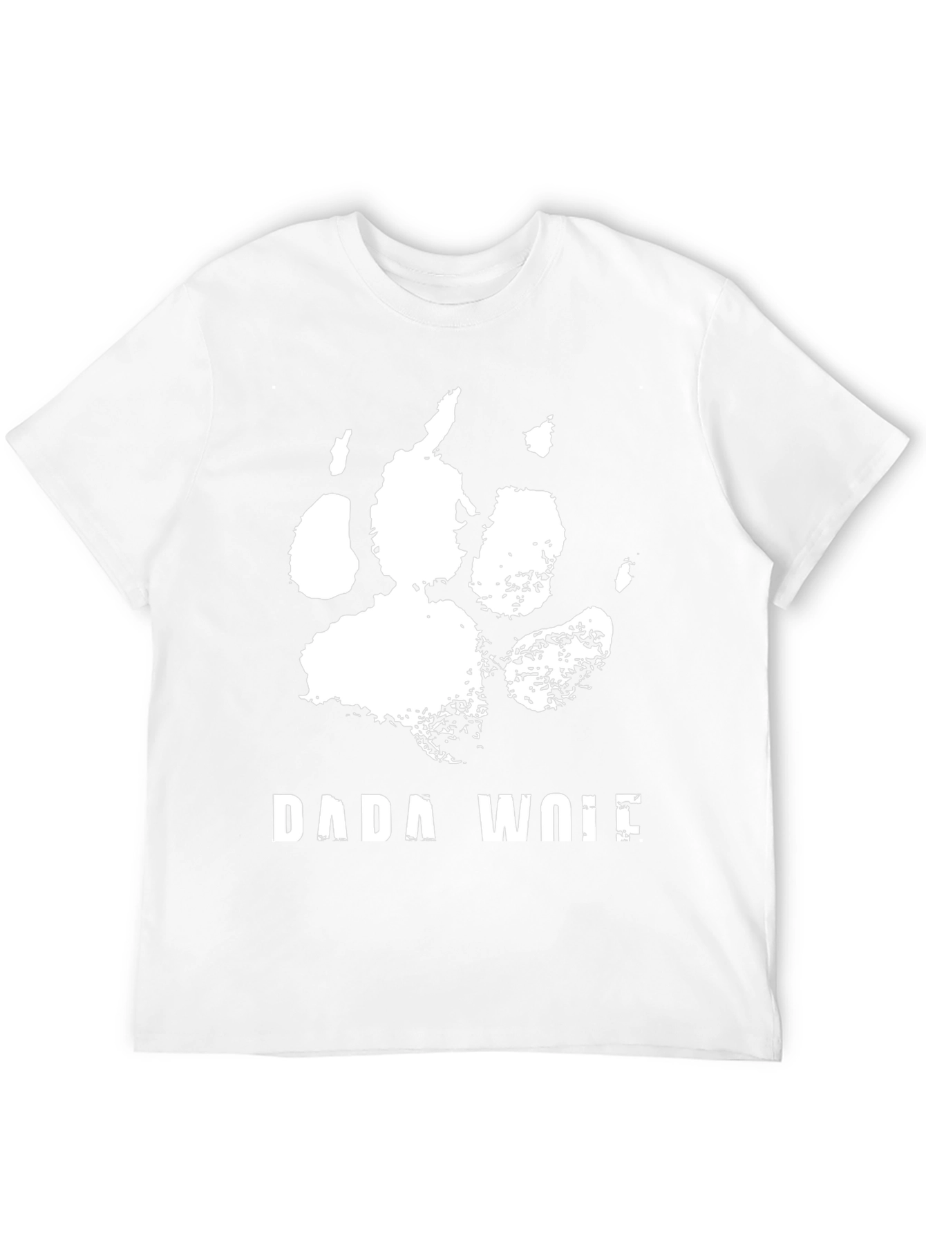 Dada Wolf Graphic T-Shirt - Black Casual Tee