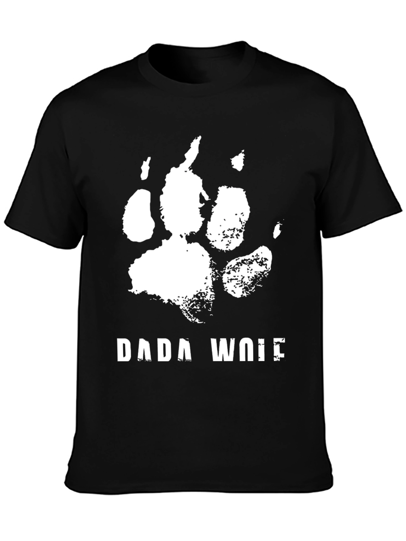 Dada Wolf Graphic T-Shirt - Black Casual Tee