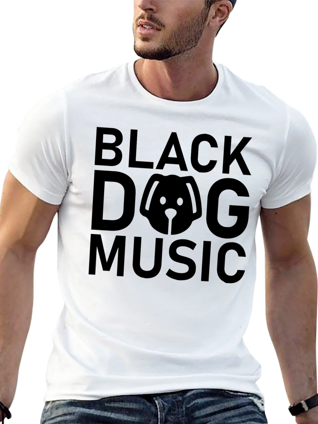 Black Dog Music T-Shirt - Mens