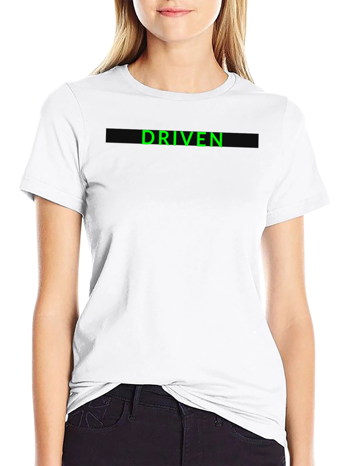 Driven Black T-Shirt - Motivational Graphic Tee