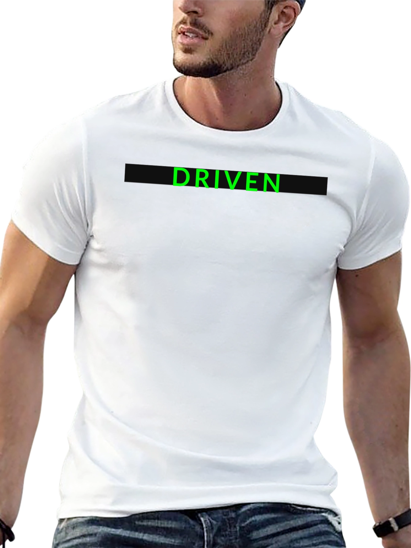 Driven Black T-Shirt - Motivational Graphic Tee