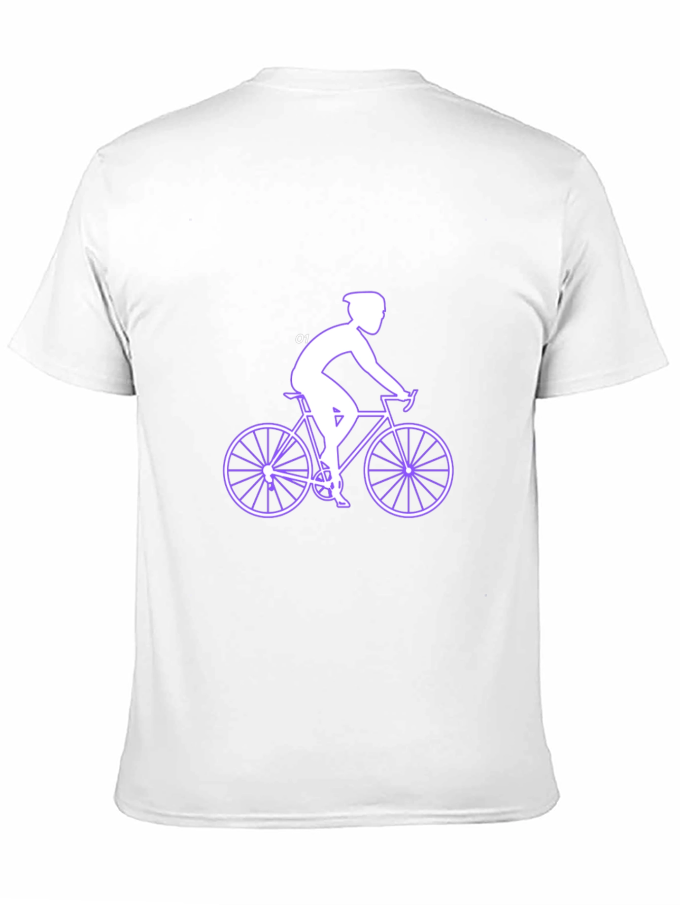 Cycling Silhouette Black T-Shirt