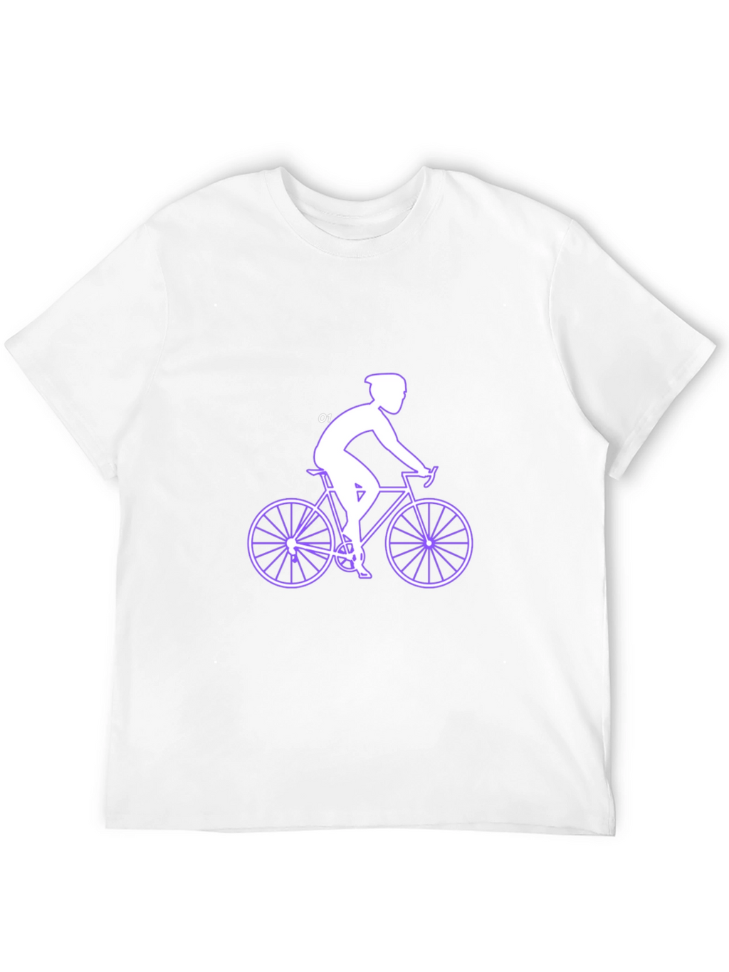 Cycling Silhouette Black T-Shirt