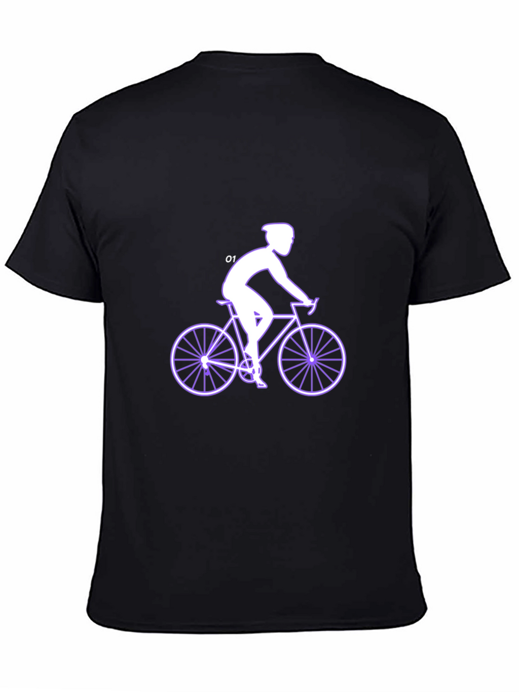 Cycling Silhouette Black T-Shirt