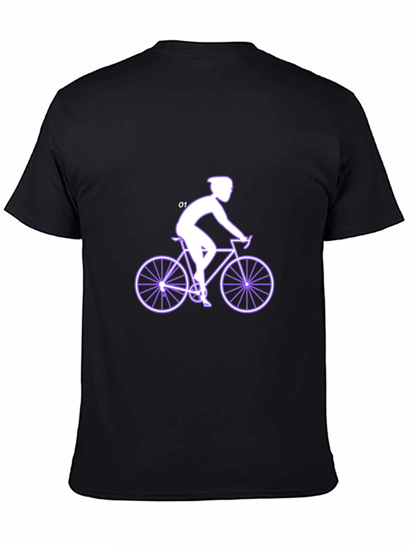 Cycling Silhouette Black T-Shirt