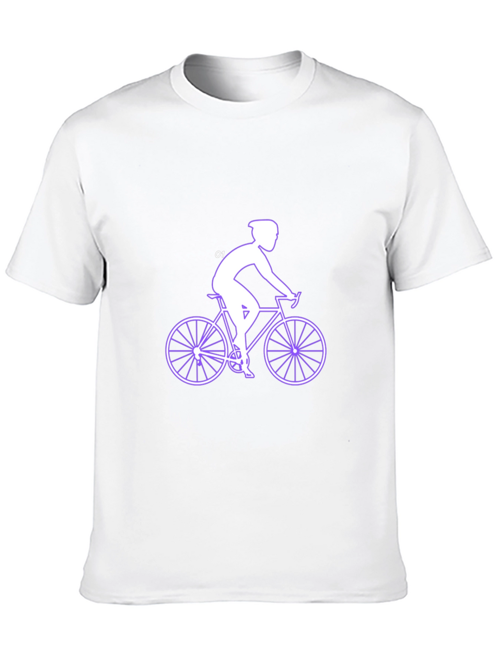 Cycling Silhouette Black T-Shirt