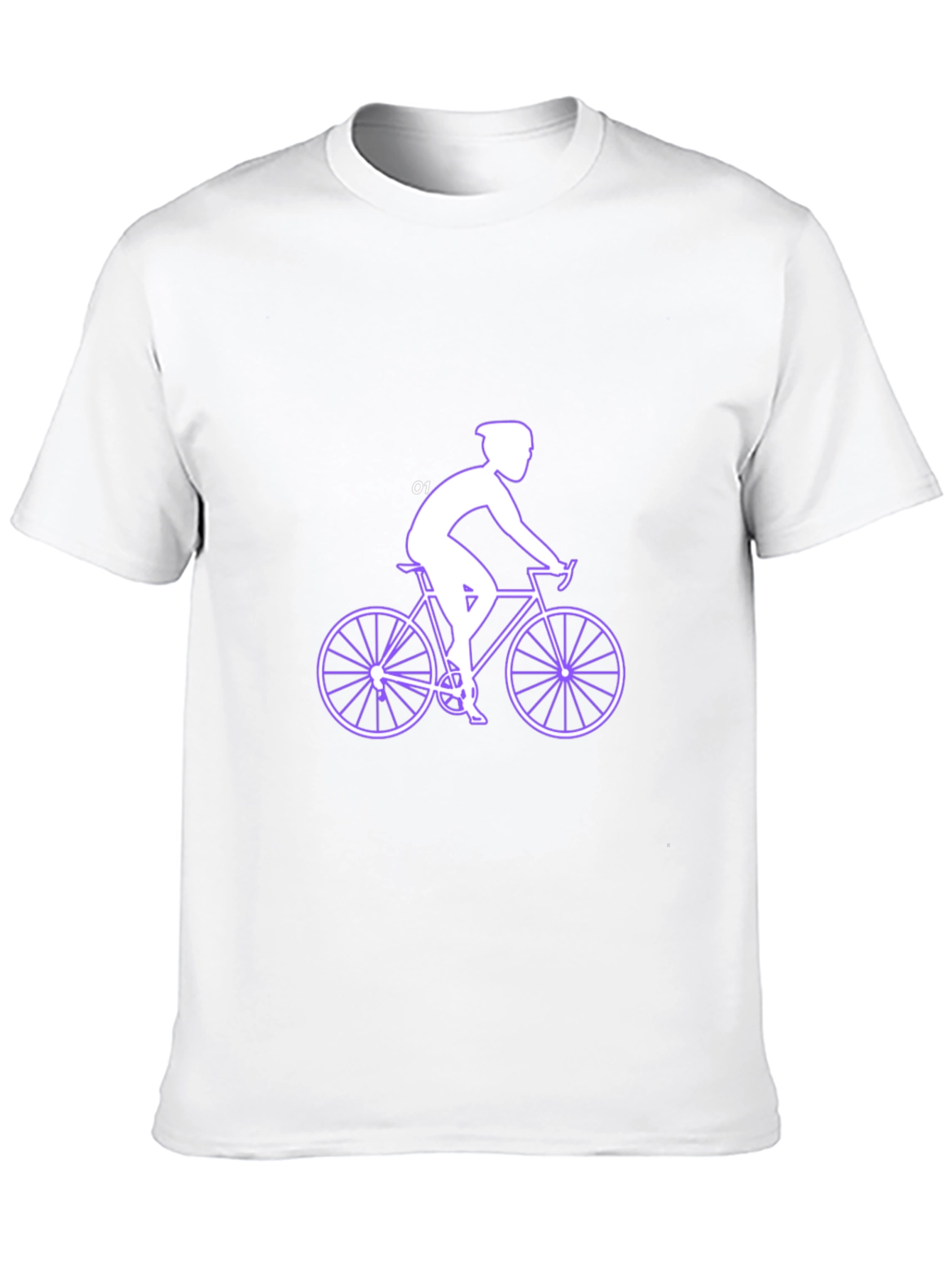 Cycling Silhouette Black T-Shirt