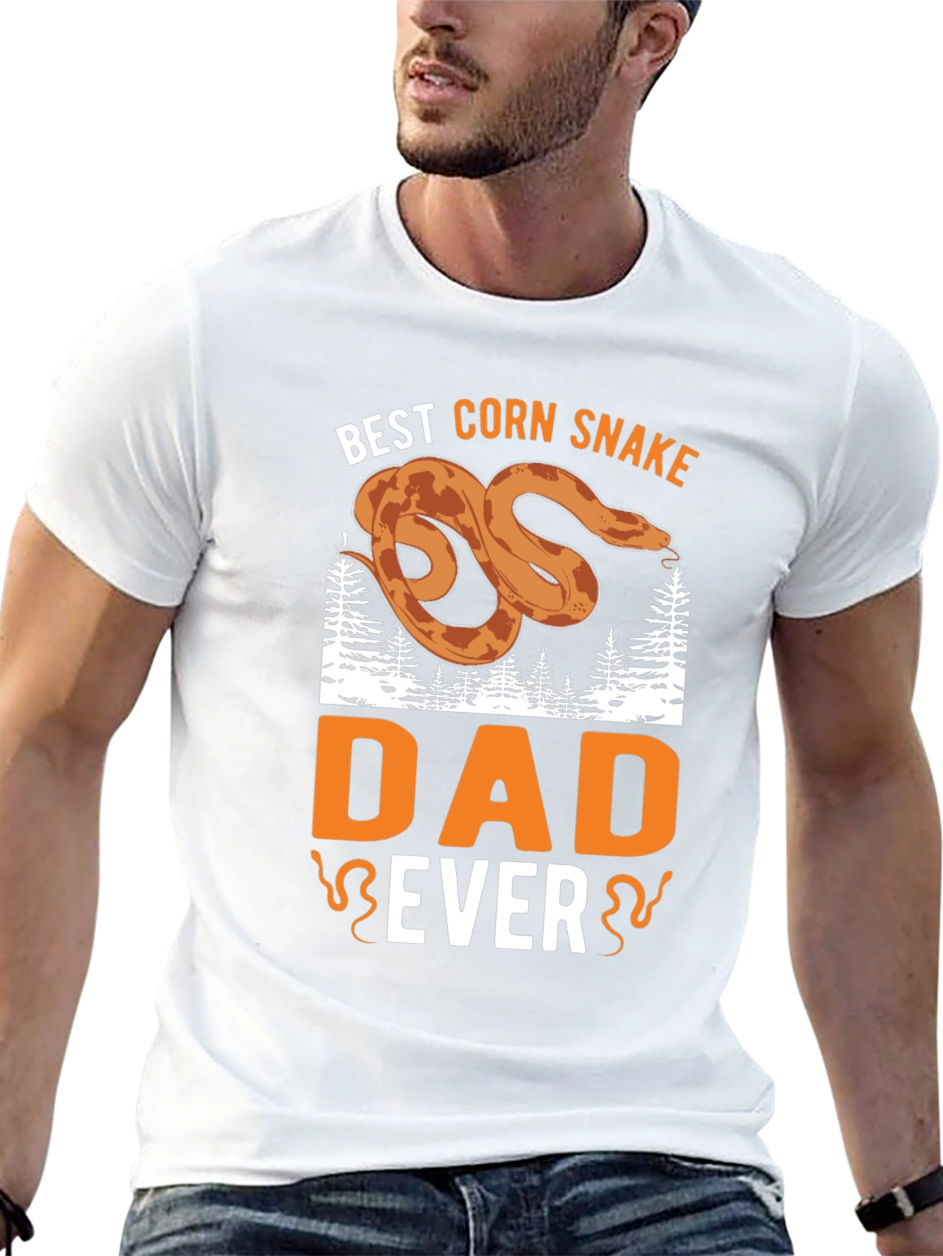 Best Corn Snake Dad Ever Graphic T-Shirt
