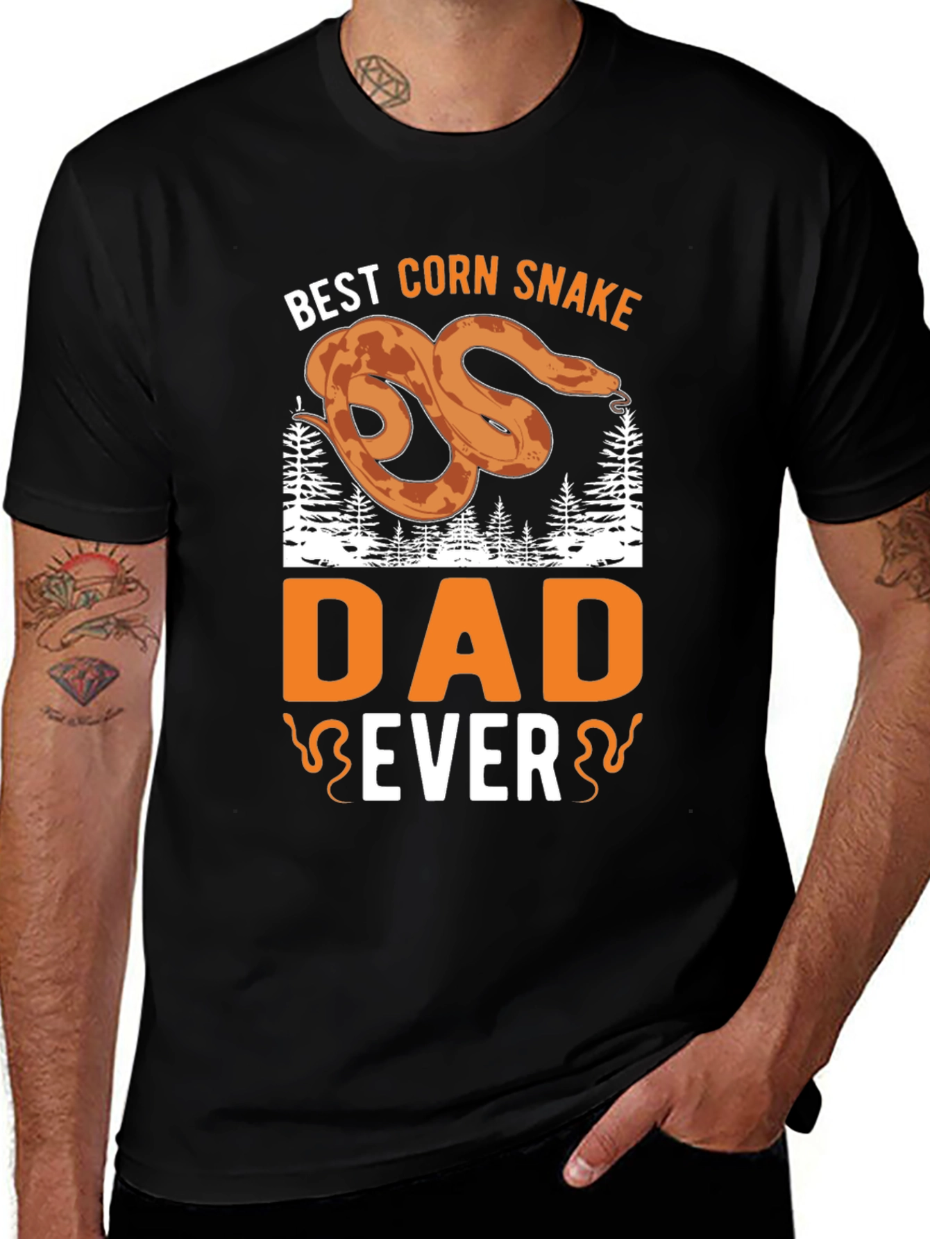 Best Corn Snake Dad Ever Graphic T-Shirt