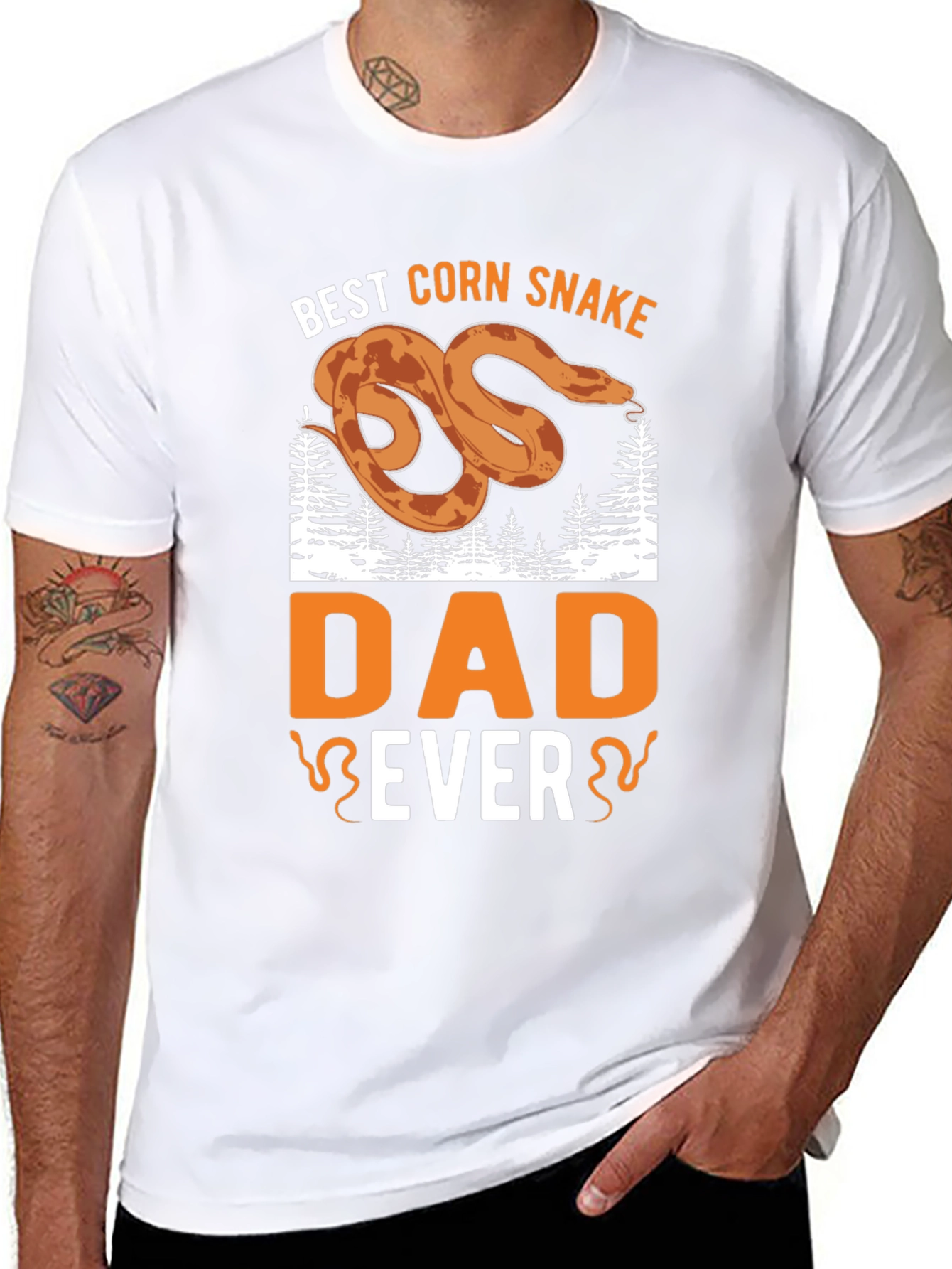 Best Corn Snake Dad Ever Graphic T-Shirt