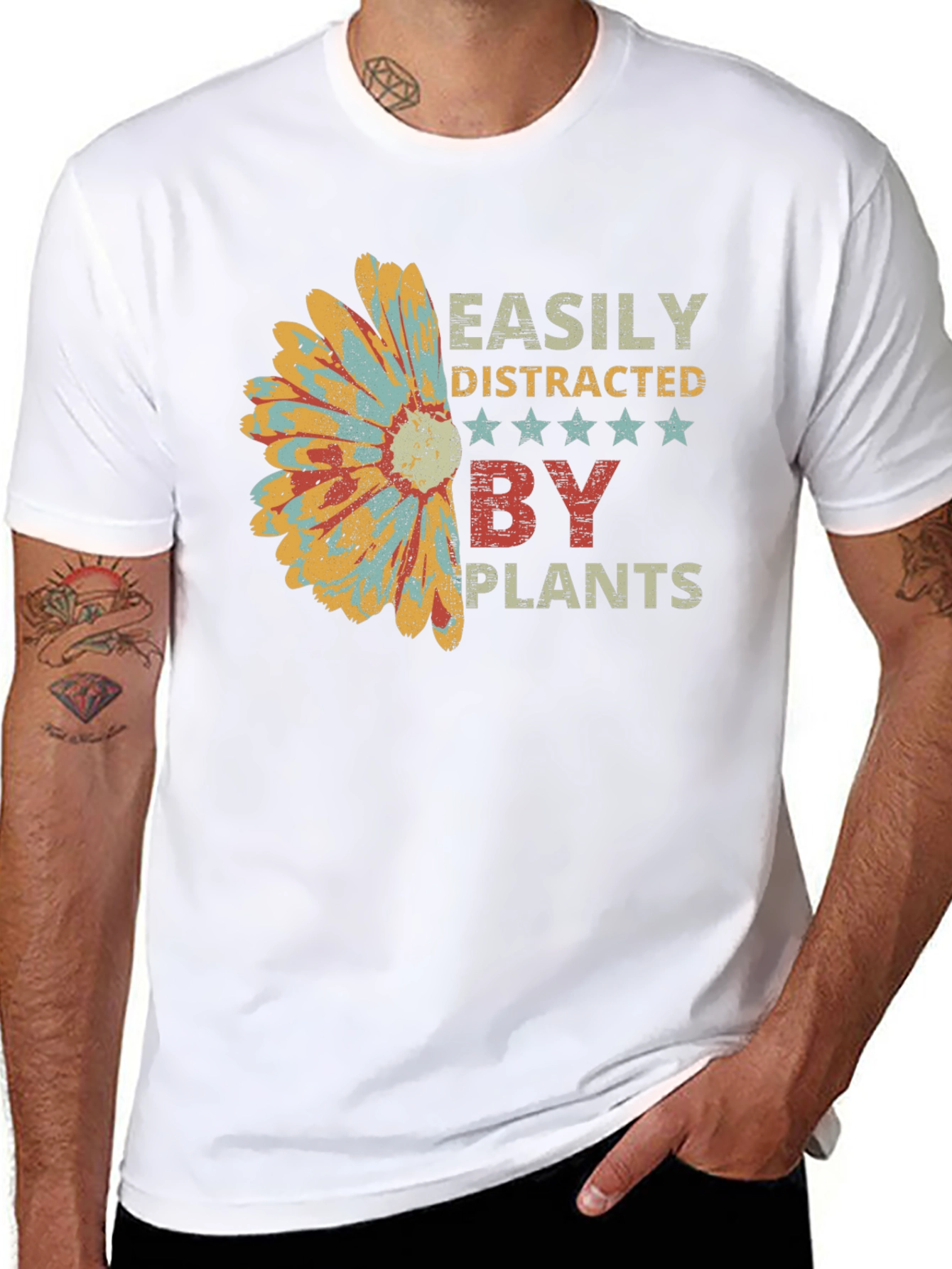 Easily Distracted by Plants Graphic Tee