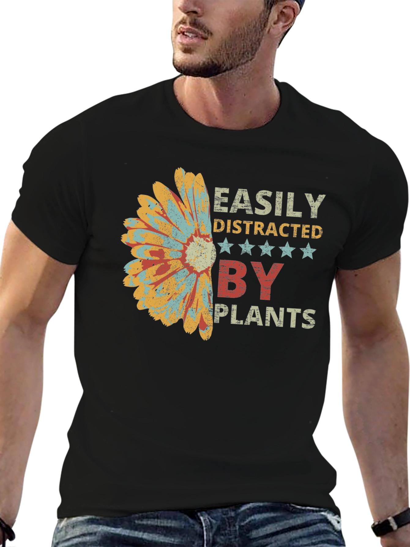 Easily Distracted by Plants Graphic Tee