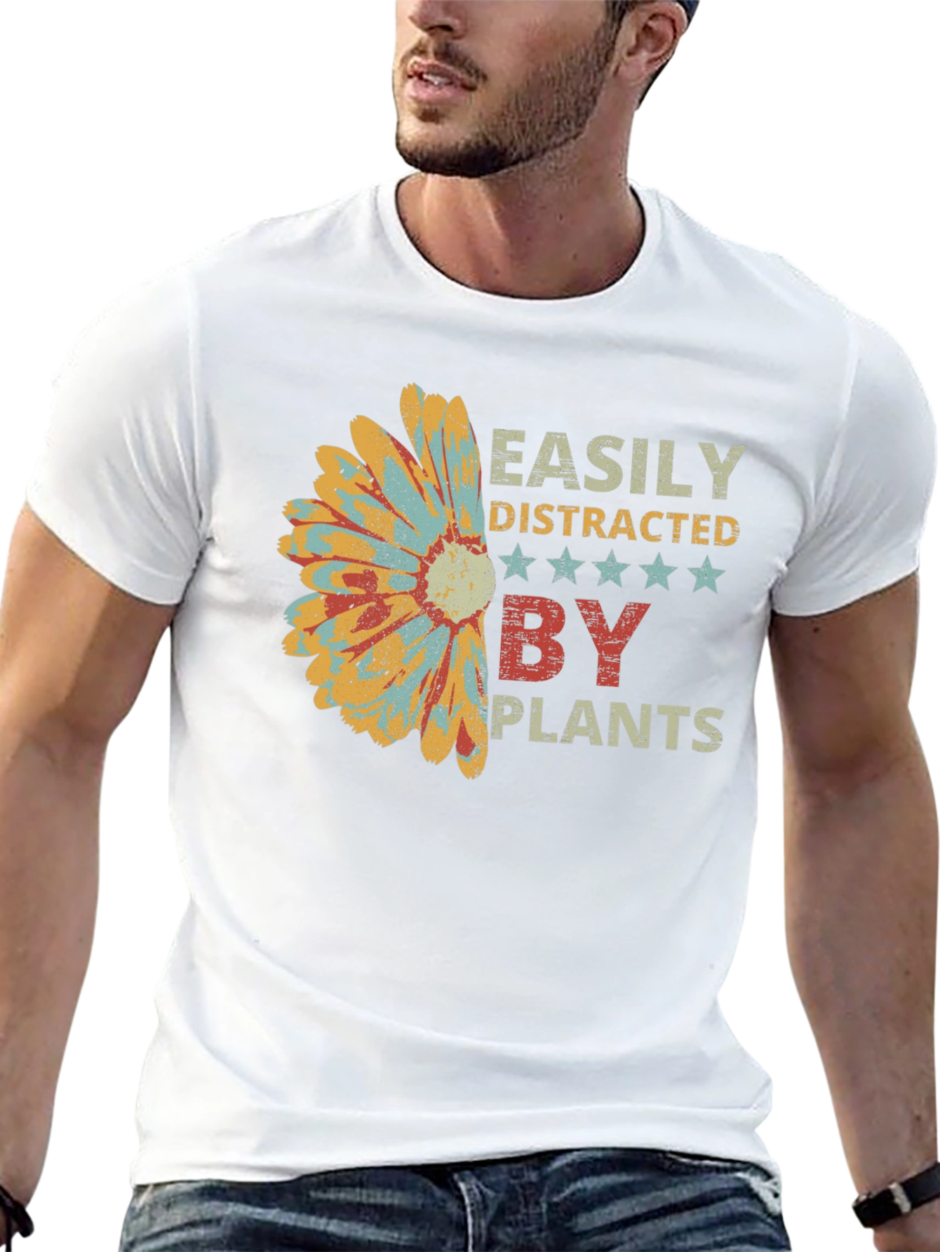 Easily Distracted by Plants Graphic Tee
