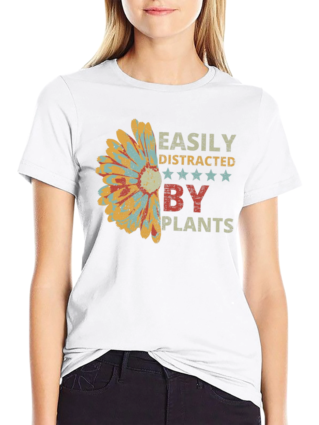 Easily Distracted by Plants Graphic Tee