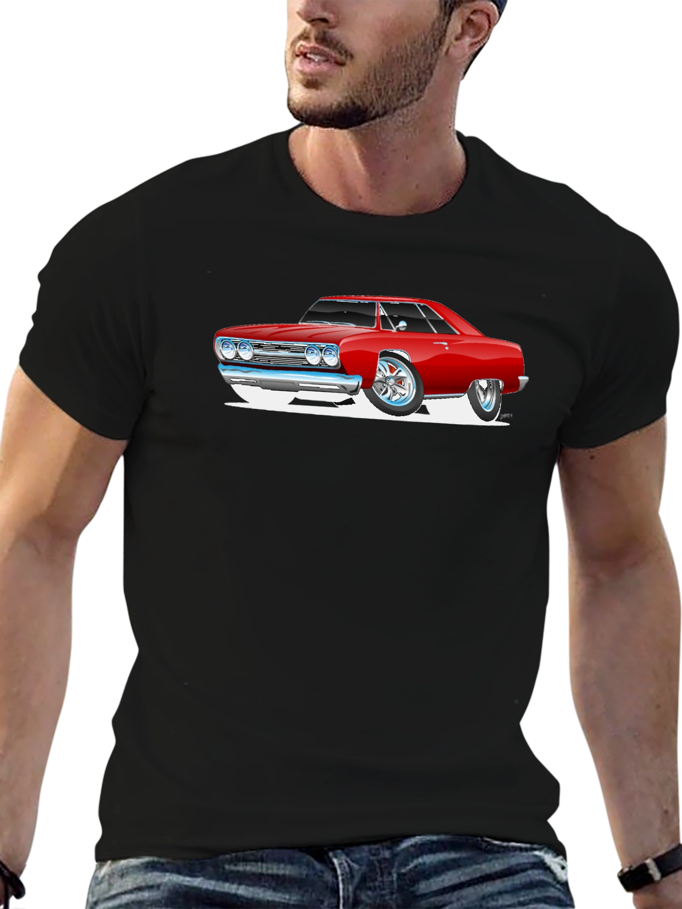 Classic Car Graphic Tee - Cool Automotive Design