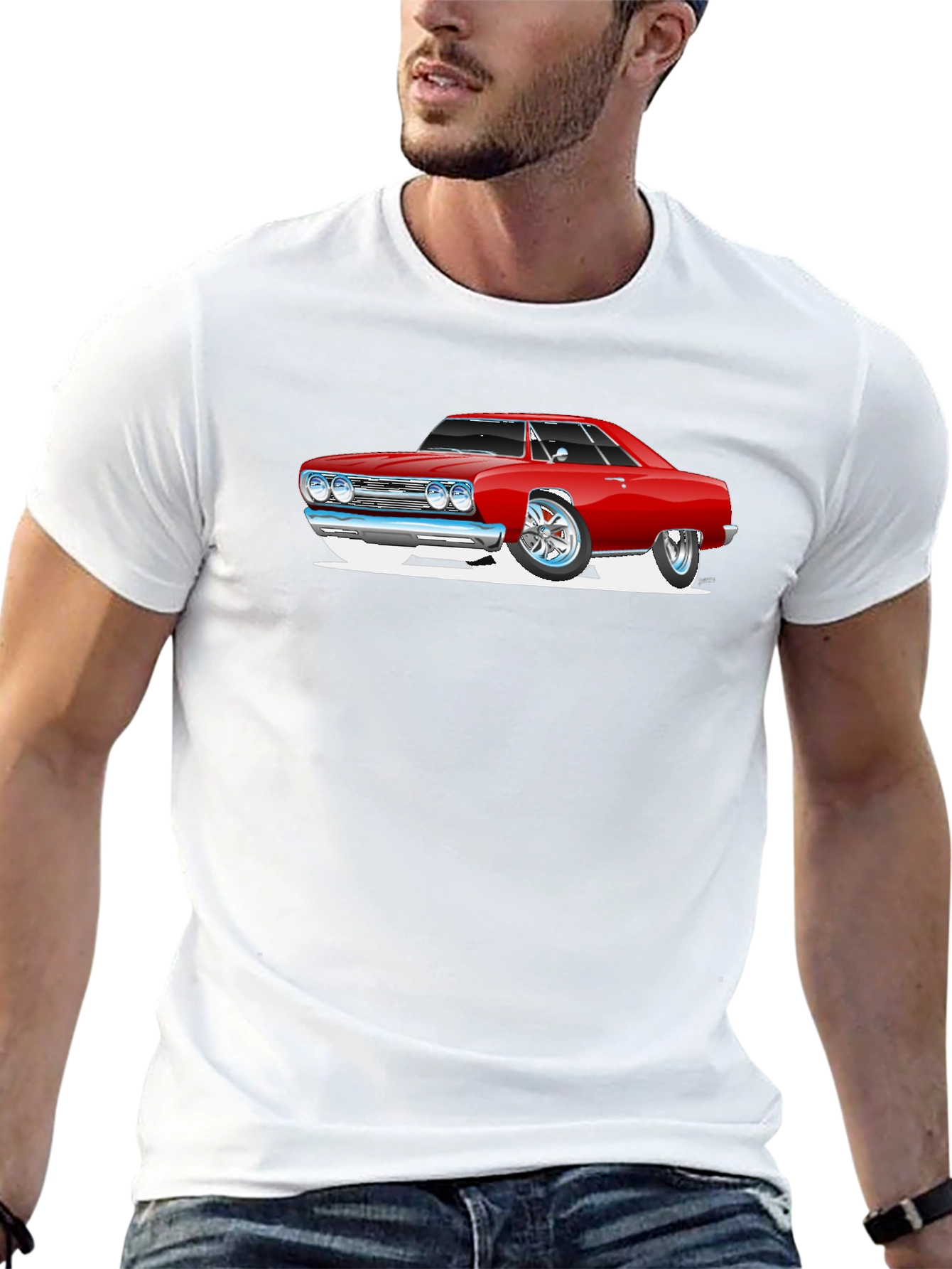 Classic Car Graphic Tee - Cool Automotive Design