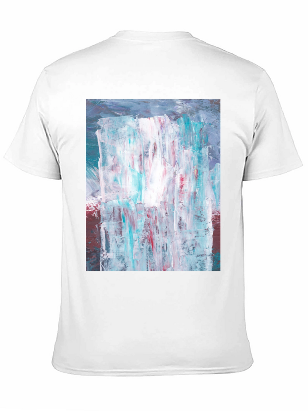 Abstract Art Print Black T-Shirt