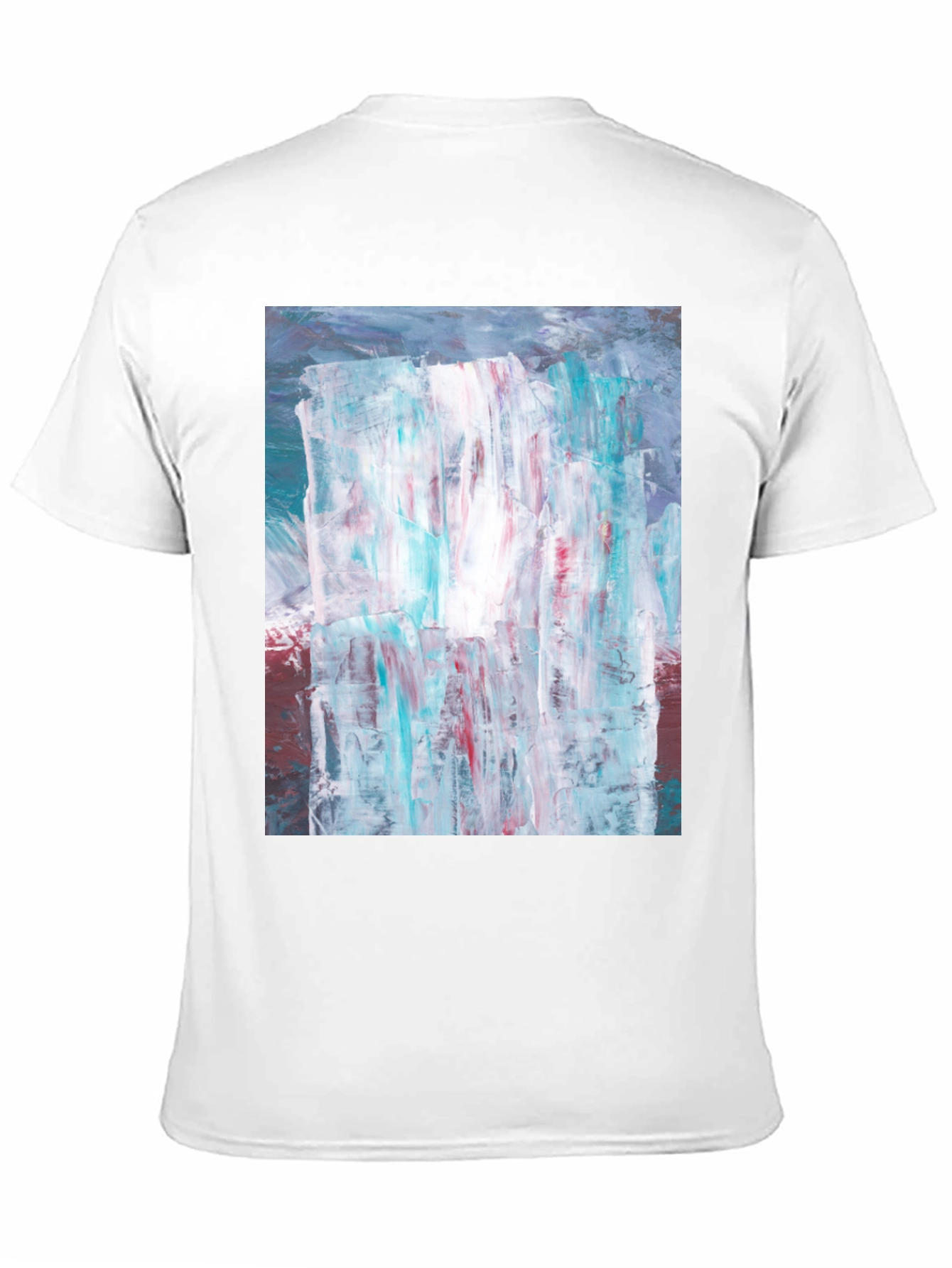 Abstract Art Print Black T-Shirt