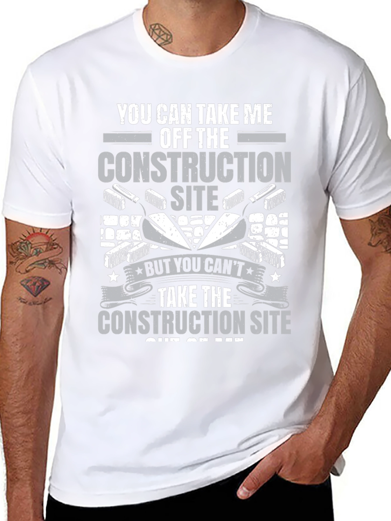 Construction Site Graphic Tee: You Cant Take It Out of Me