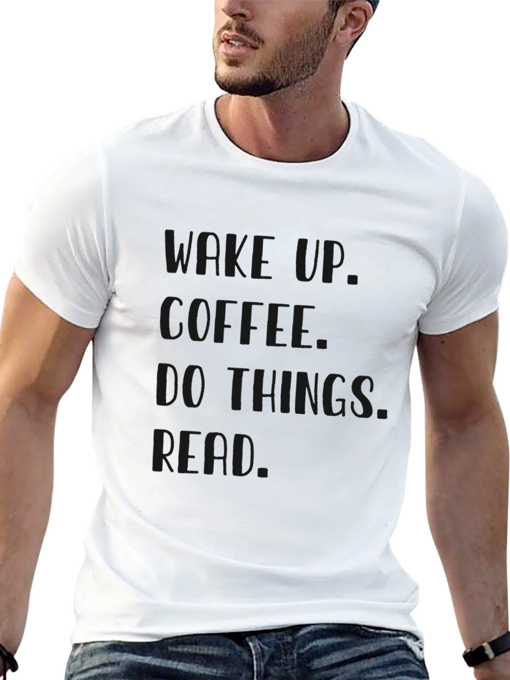 Wake Up Coffee T-Shirt - Black