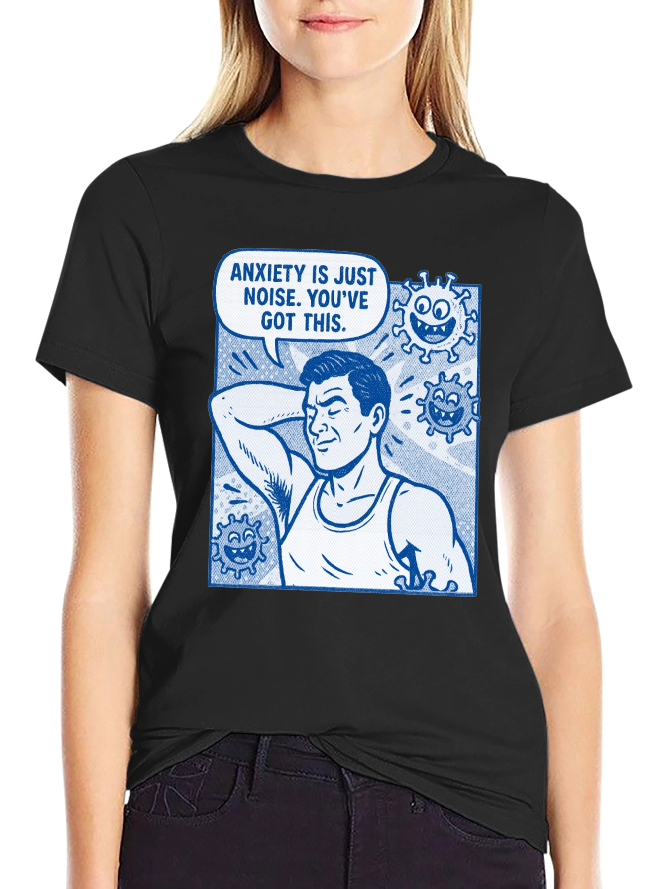 Anxiety is Just Noise Graphic T-Shirt