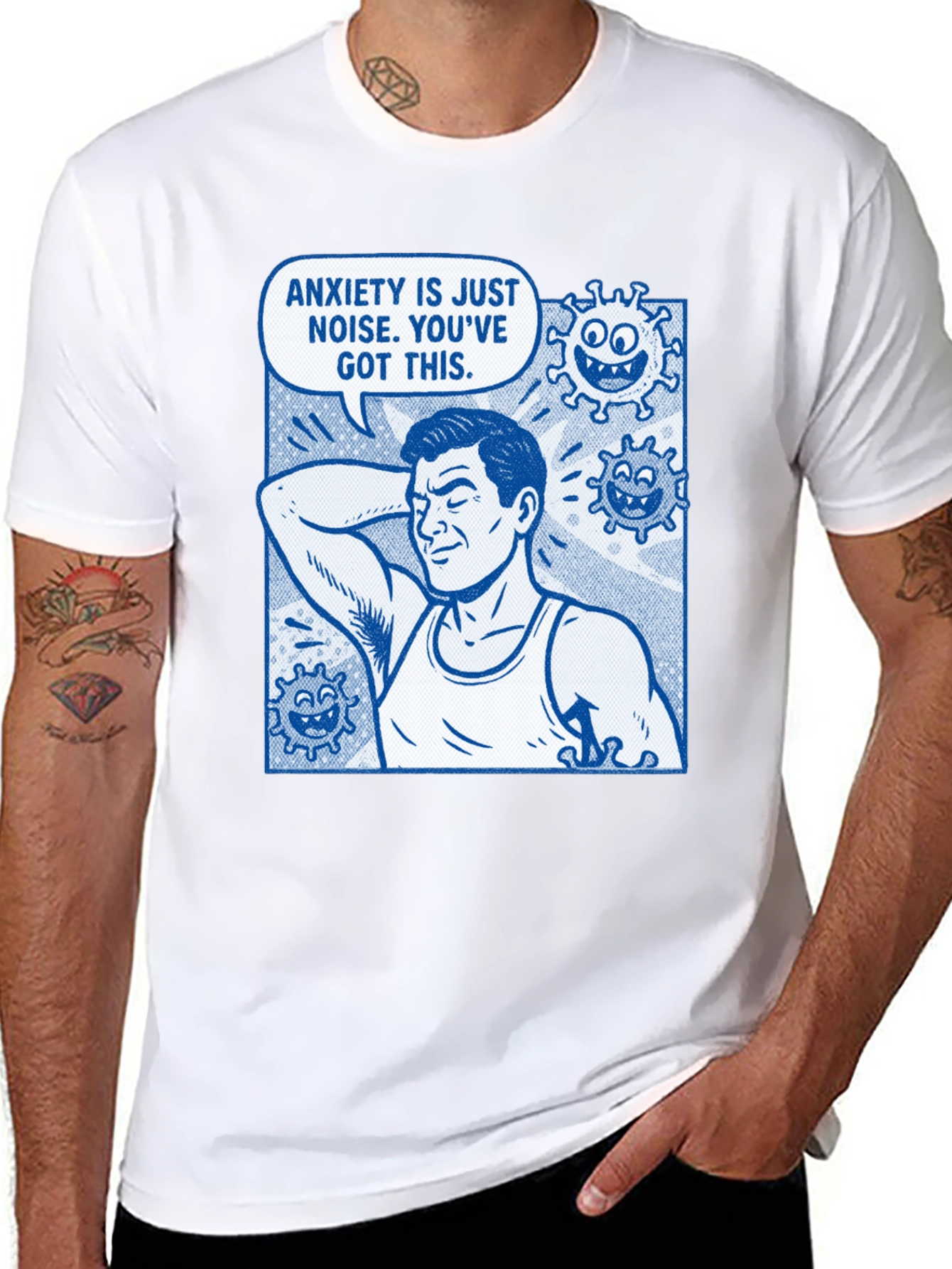 Anxiety is Just Noise Graphic T-Shirt