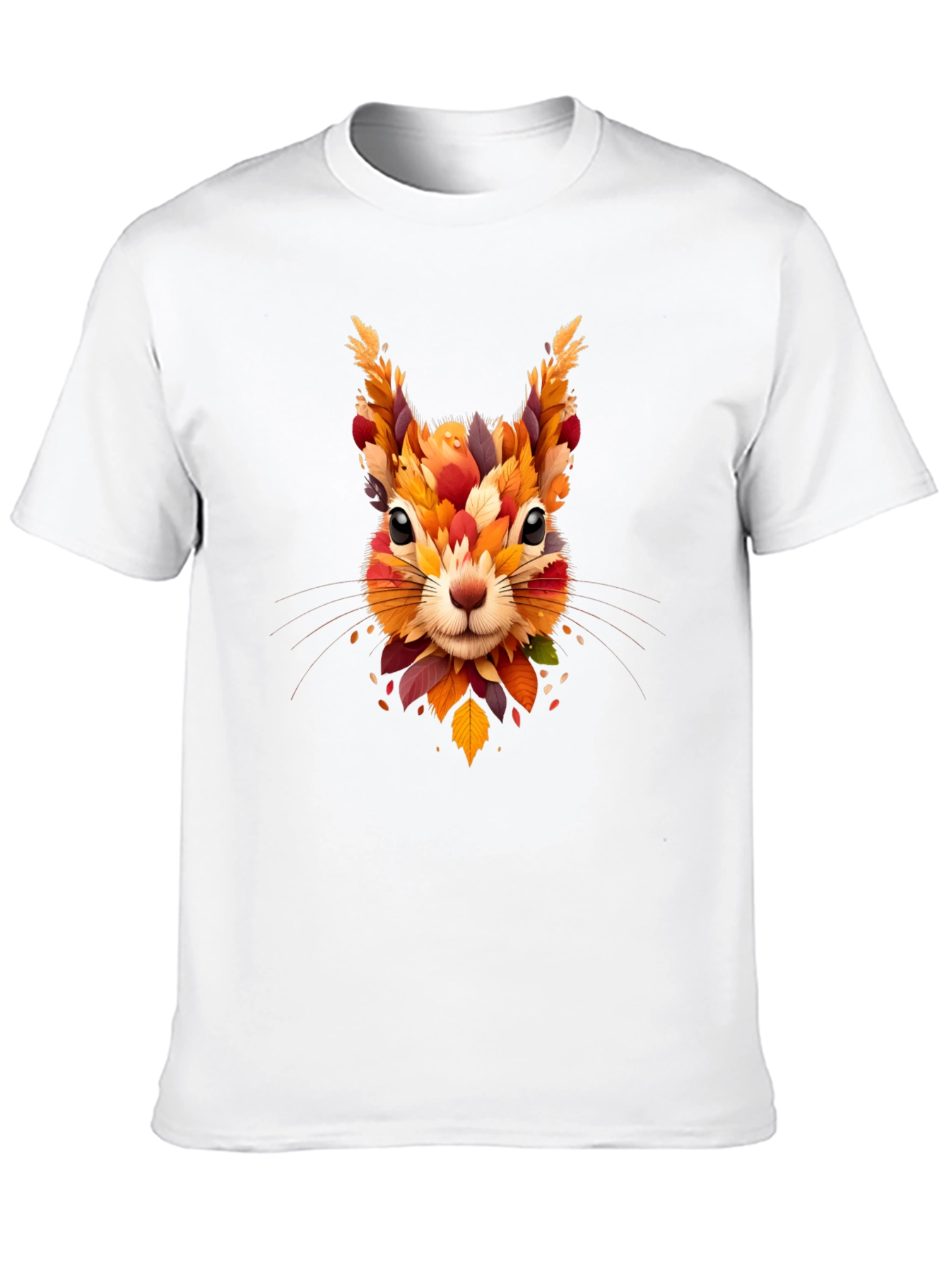 Autumn Squirrel Graphic Tee - Fall Inspired Design