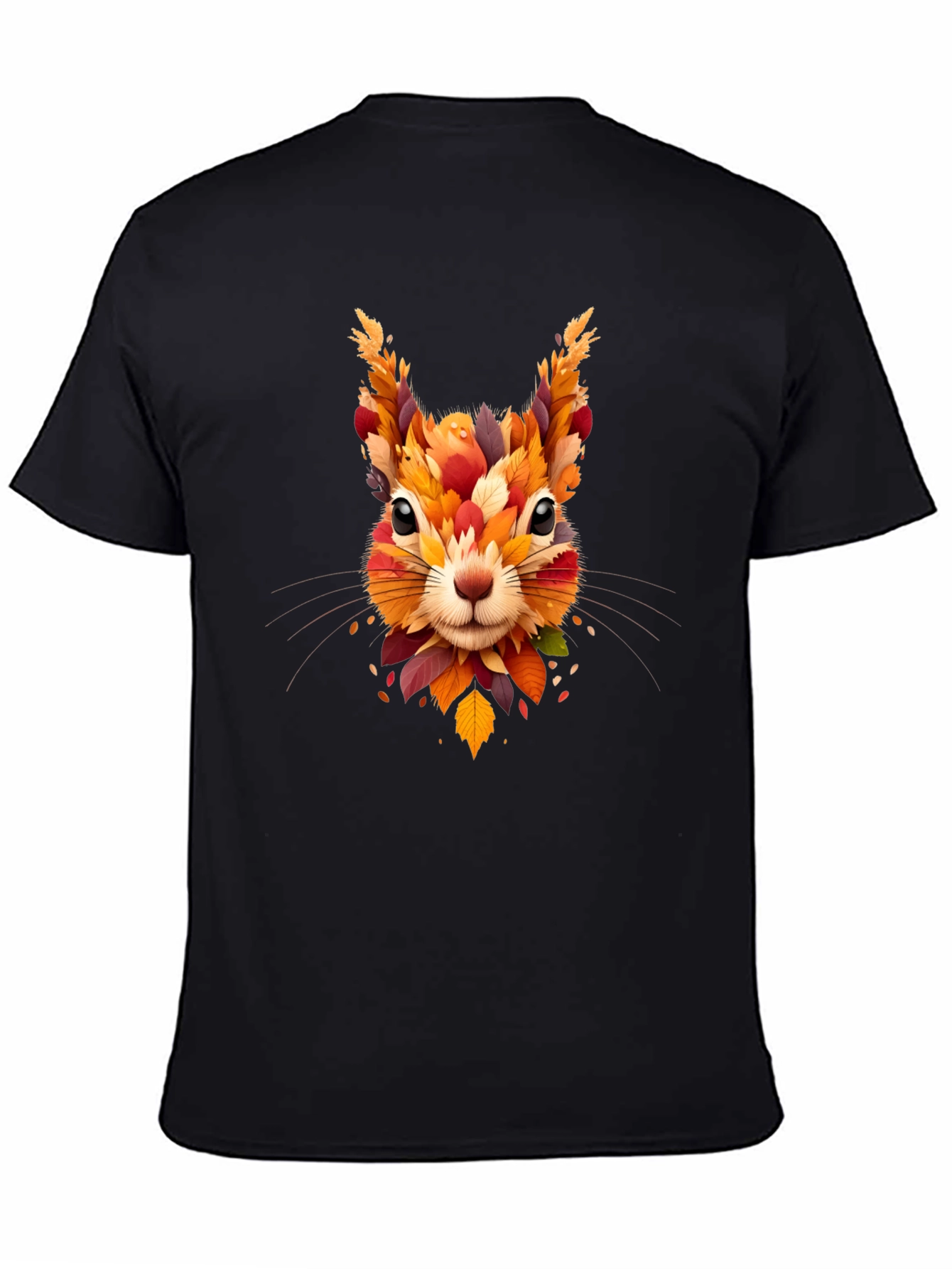 Autumn Squirrel Graphic Tee - Fall Inspired Design