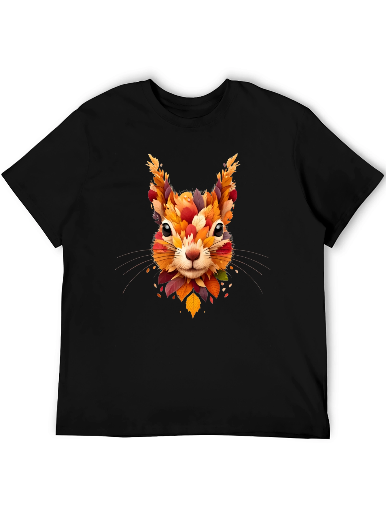 Autumn Squirrel Graphic Tee - Fall Inspired Design