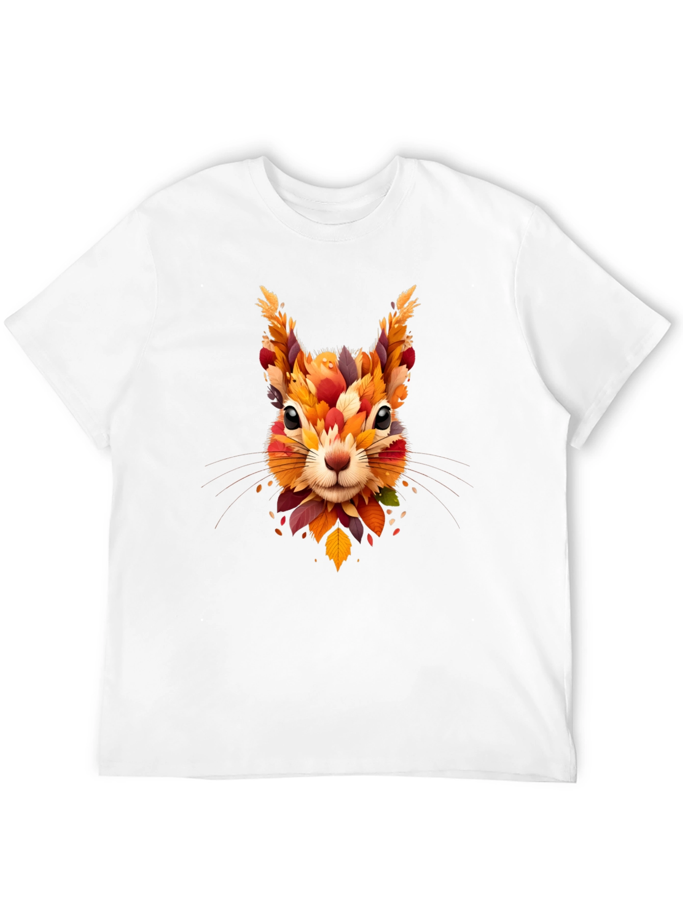 Autumn Squirrel Graphic Tee - Fall Inspired Design