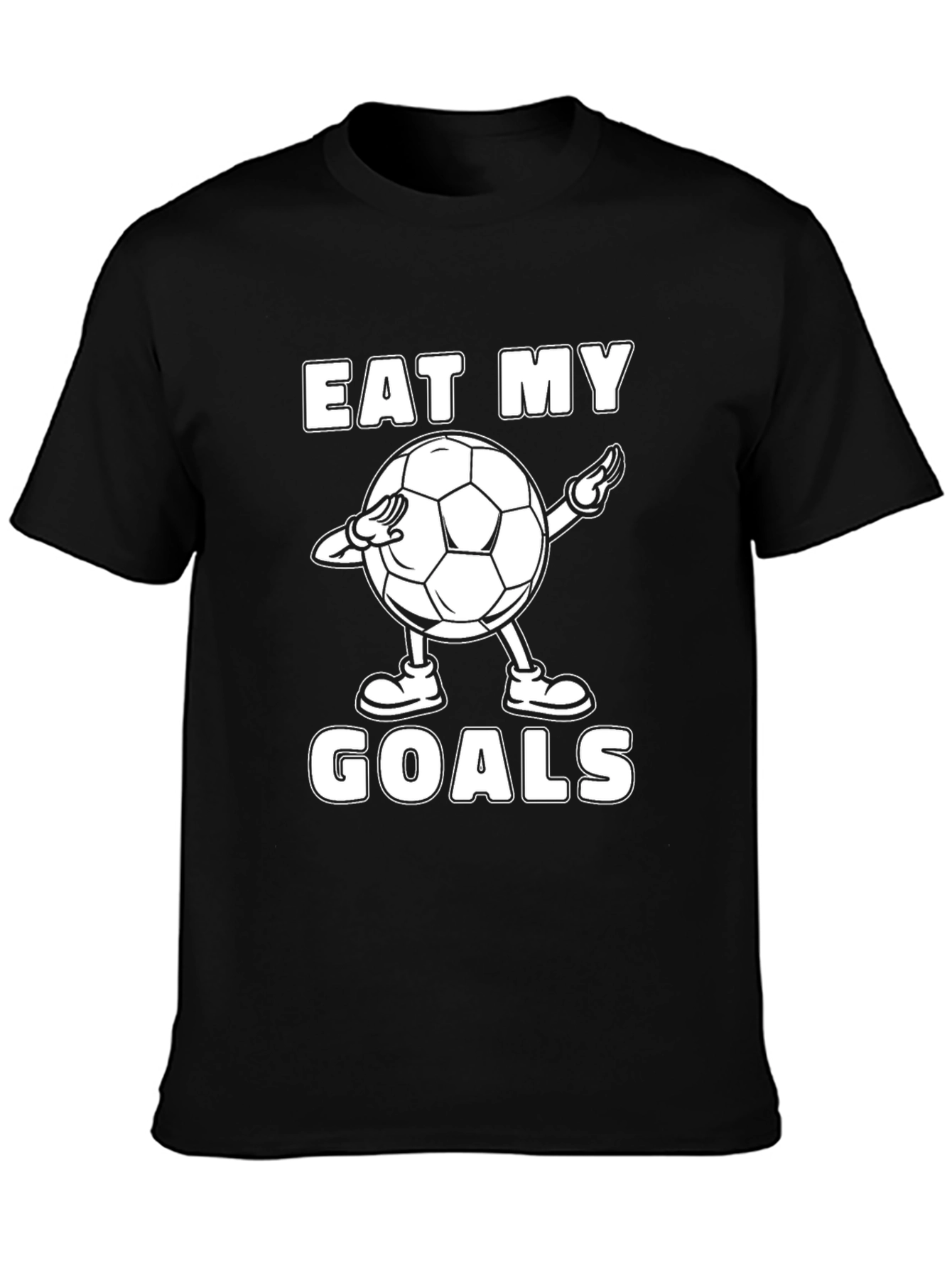 Eat My Goals Soccer T-Shirt - Funny Dabbing Ball