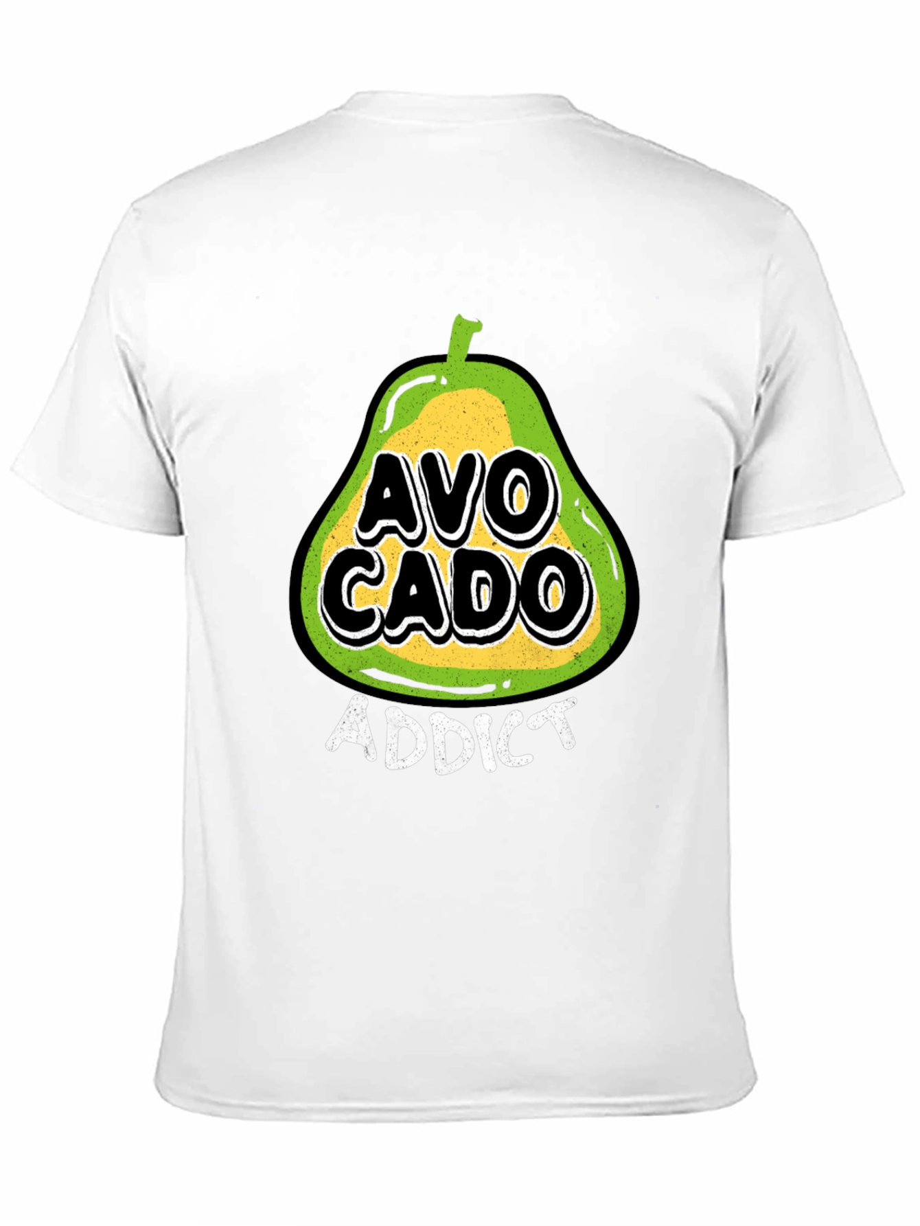 Avocado Addict Black T-Shirt - Trendy Graphic Tee