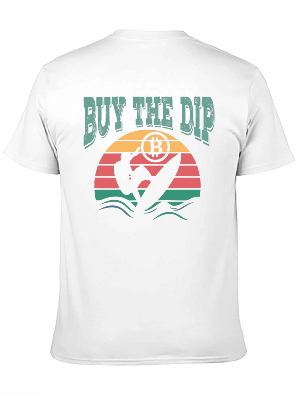 Buy the Dip Bitcoin Surfer Graphic T-Shirt