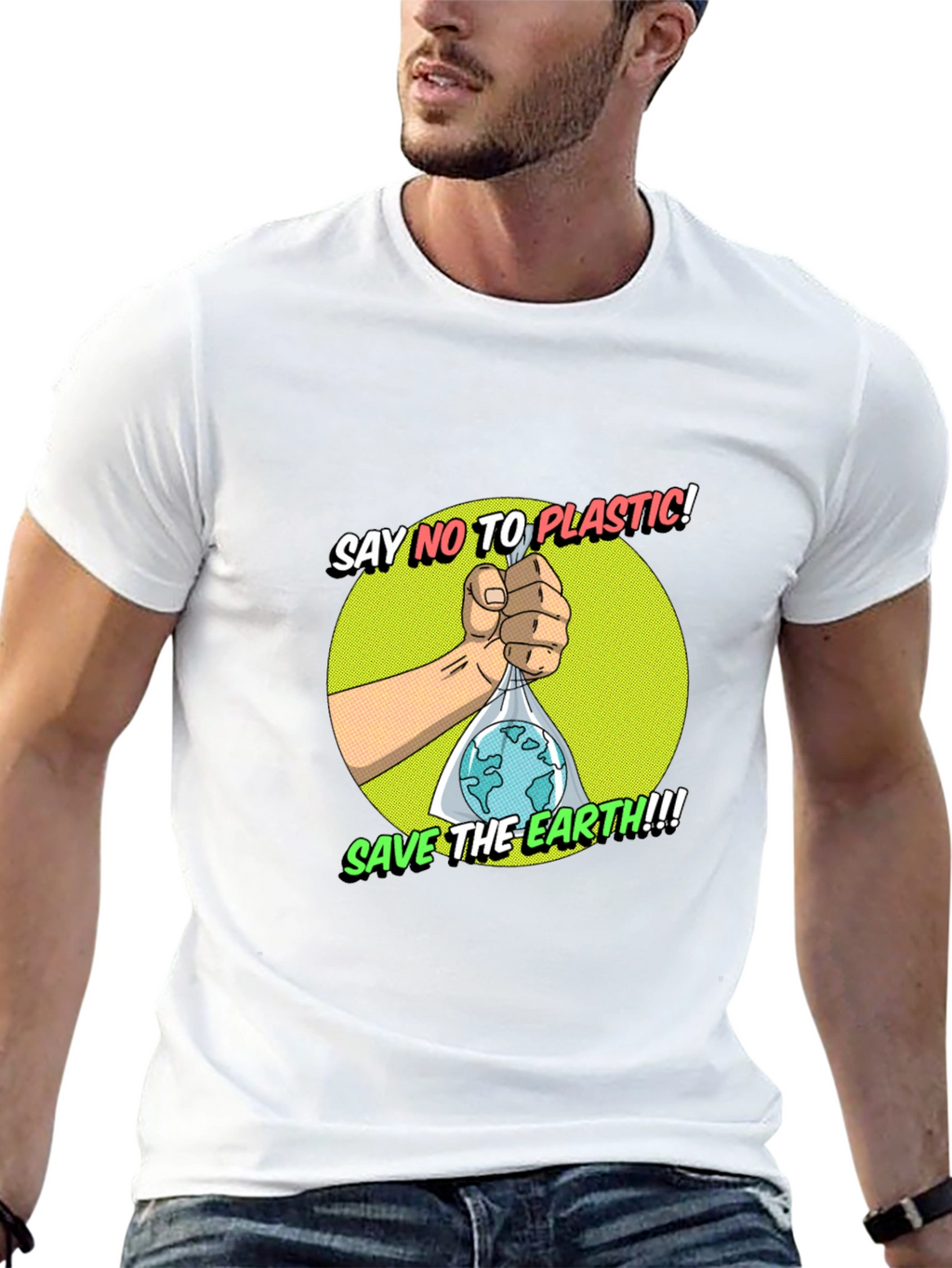 Eco-Friendly Graphic T-Shirt - Save the Earth!