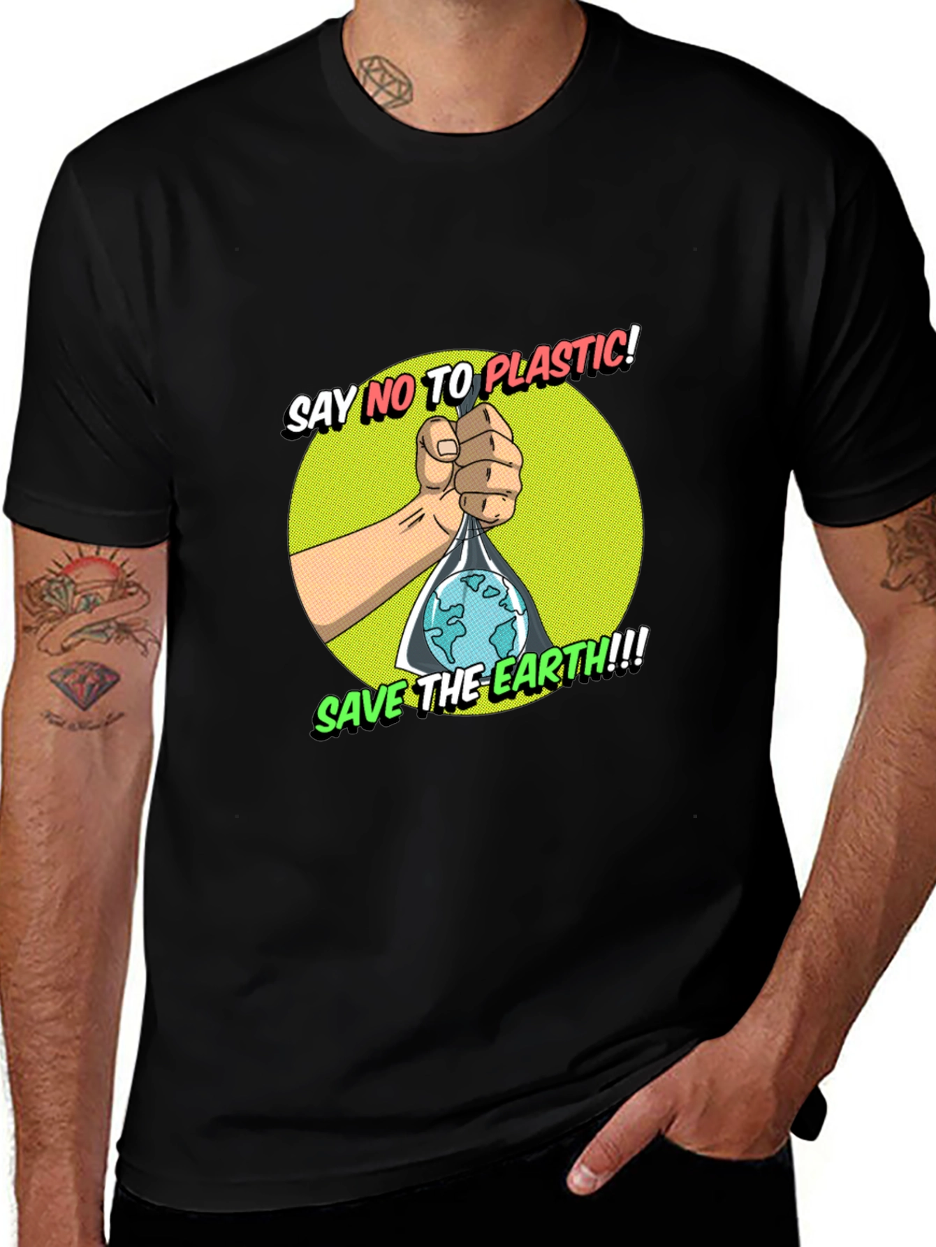 Eco-Friendly Graphic T-Shirt - Save the Earth!