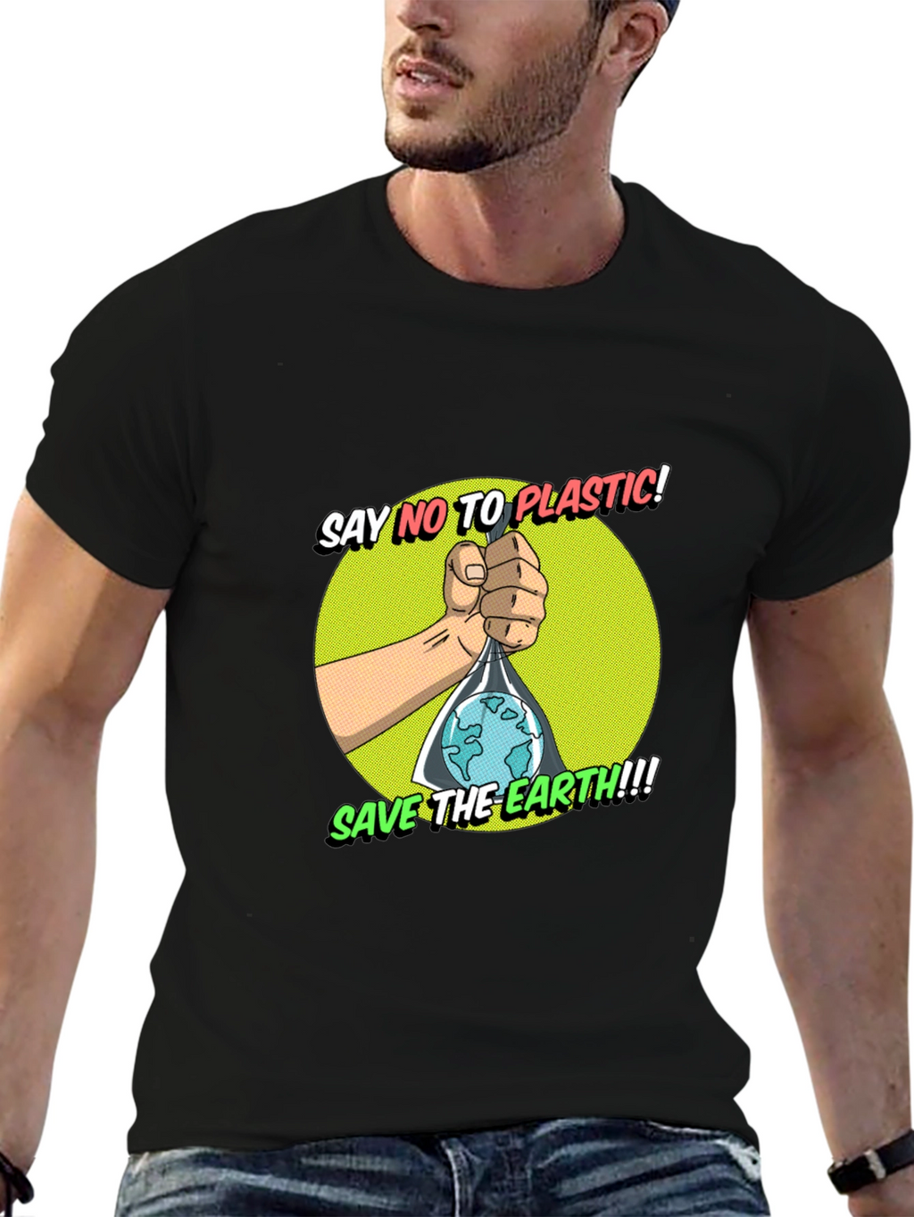 Eco-Friendly Graphic T-Shirt - Save the Earth!