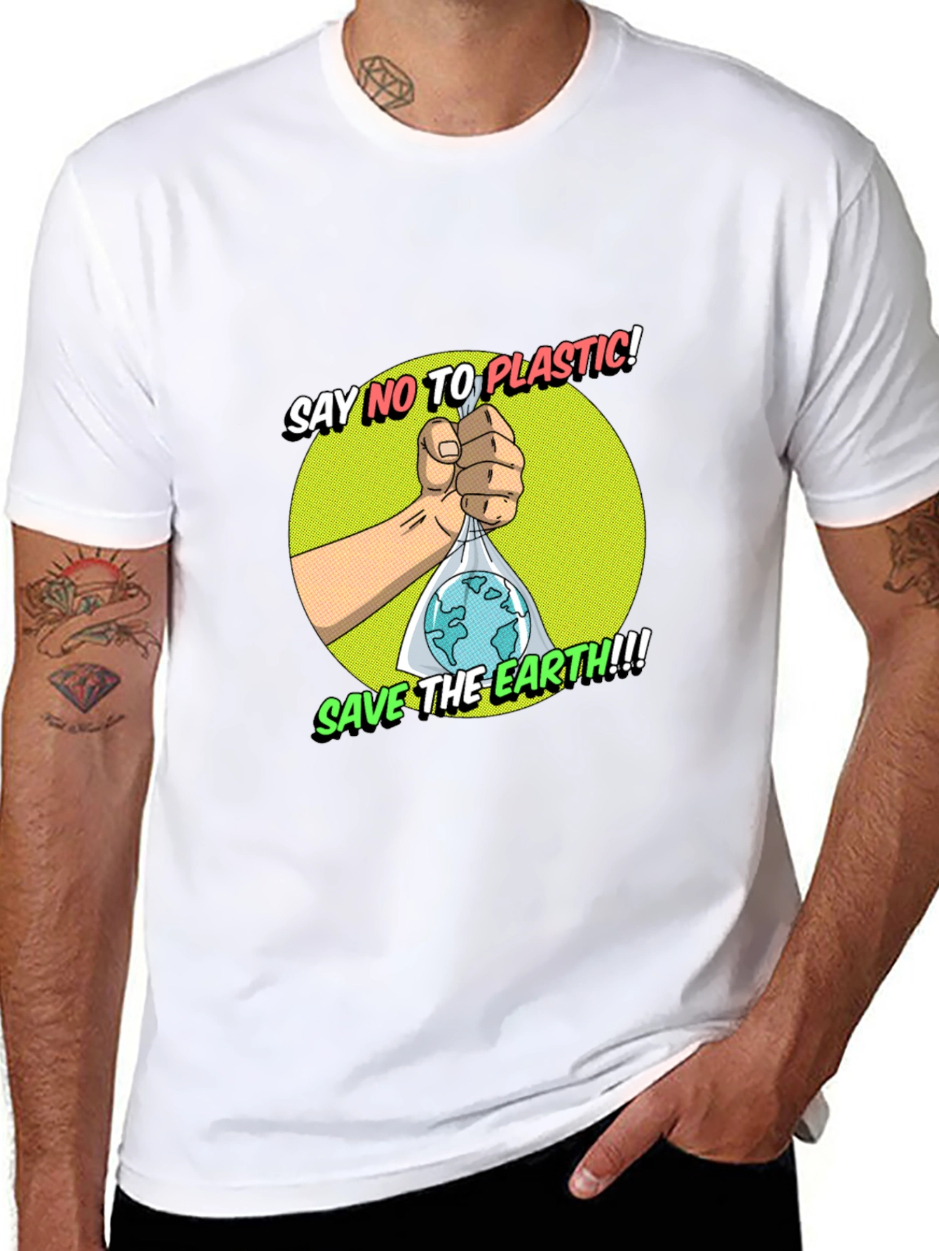 Eco-Friendly Graphic T-Shirt - Save the Earth!