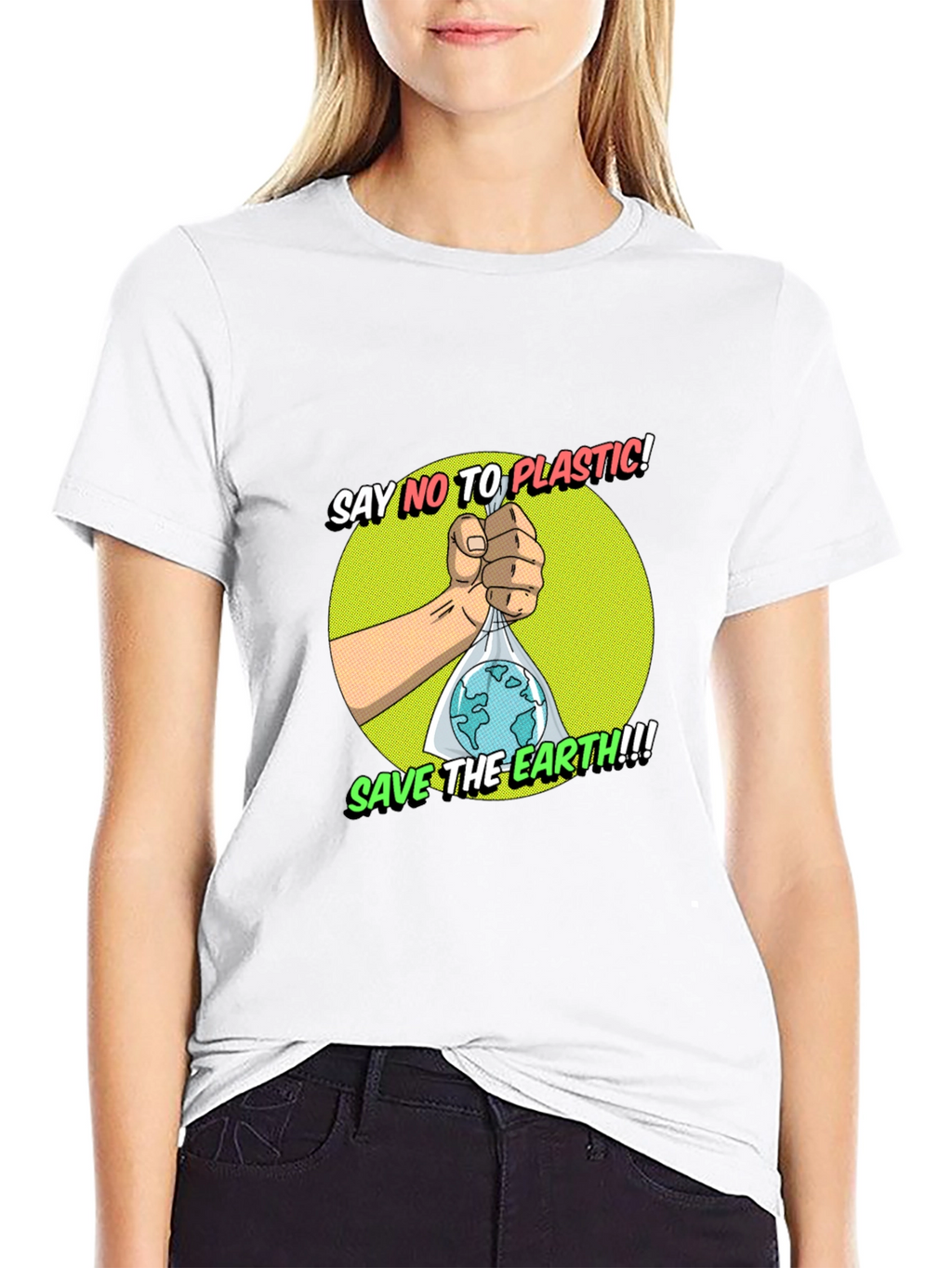 Eco-Friendly Graphic T-Shirt - Save the Earth!
