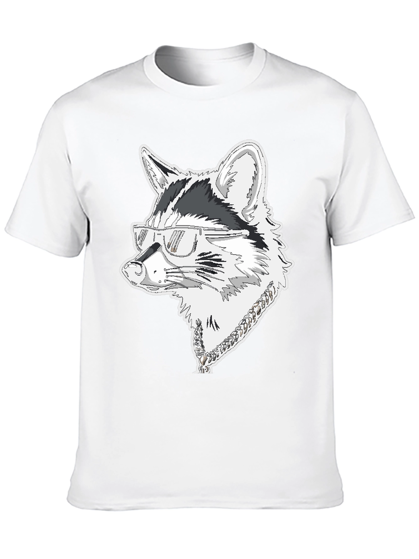 Cool Raccoon Graphic Tee - Black Cotton T-Shirt