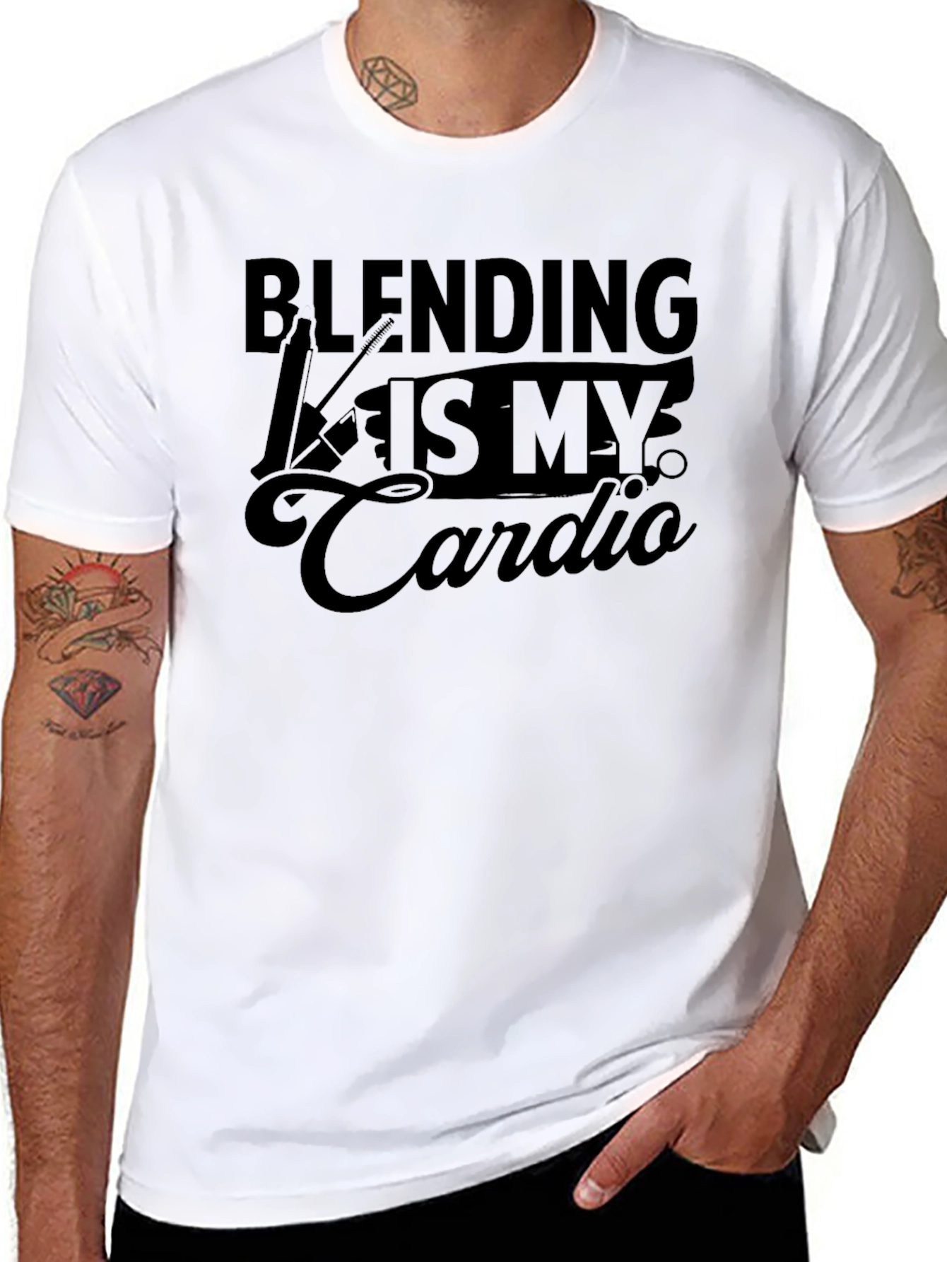 Blending Is My Cardio Funny T-Shirt